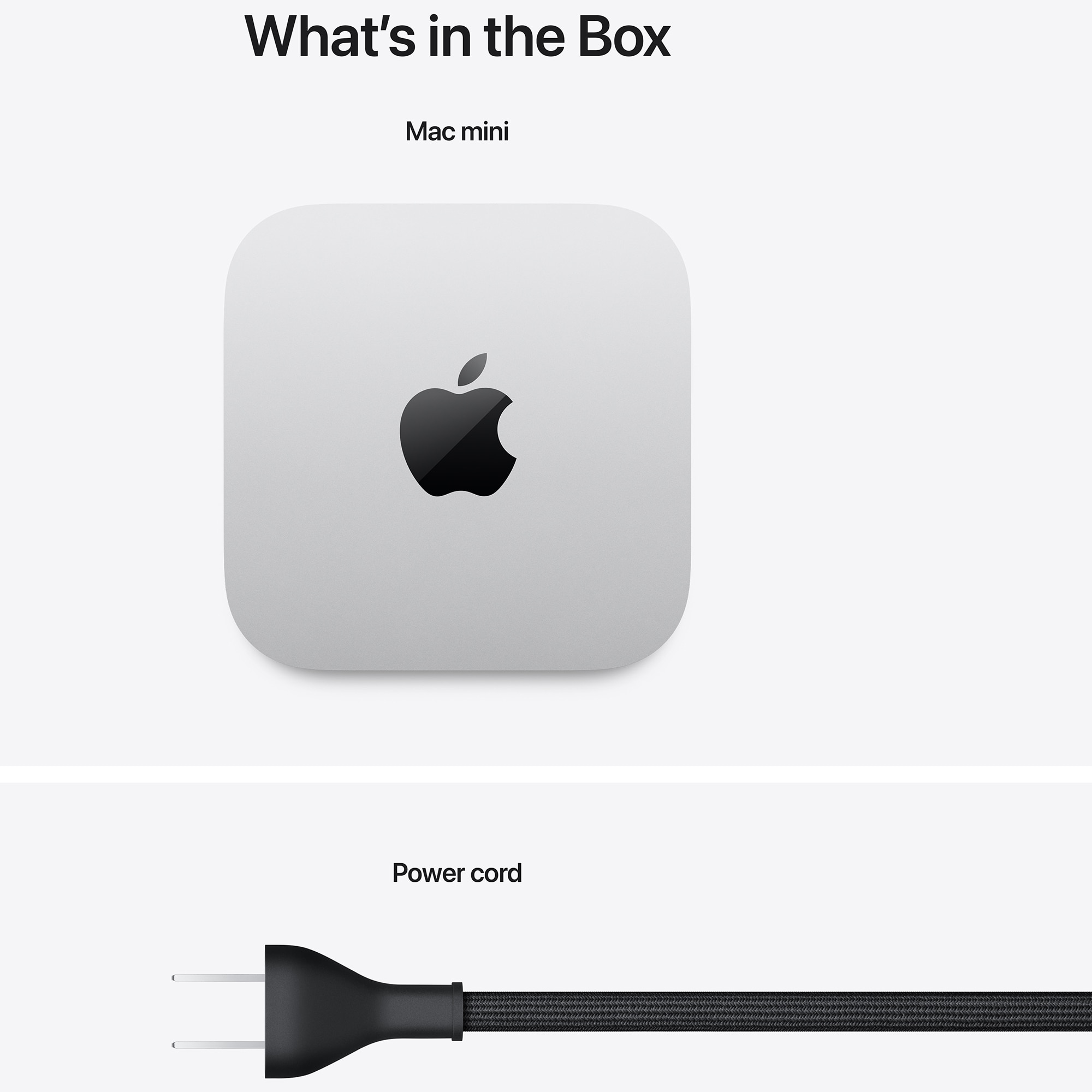 Apple Mac Mini (2024) with Apple M4 10-Core CPU, 10-Core GPU, 16 GB RAM, 256 GB SSD & Mac OS - Silver, , hires
