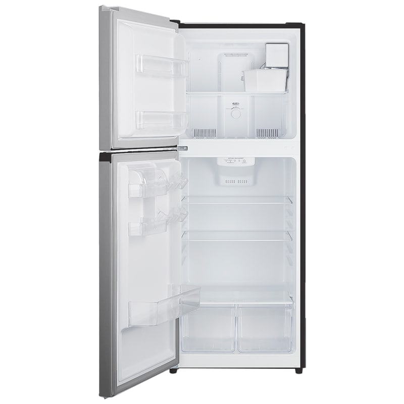 Summit 24 in. 10.1 cu. ft. Left-Hinged Top Freezer Refrigerator with Ice Maker - Stainless Steel Look, , hires