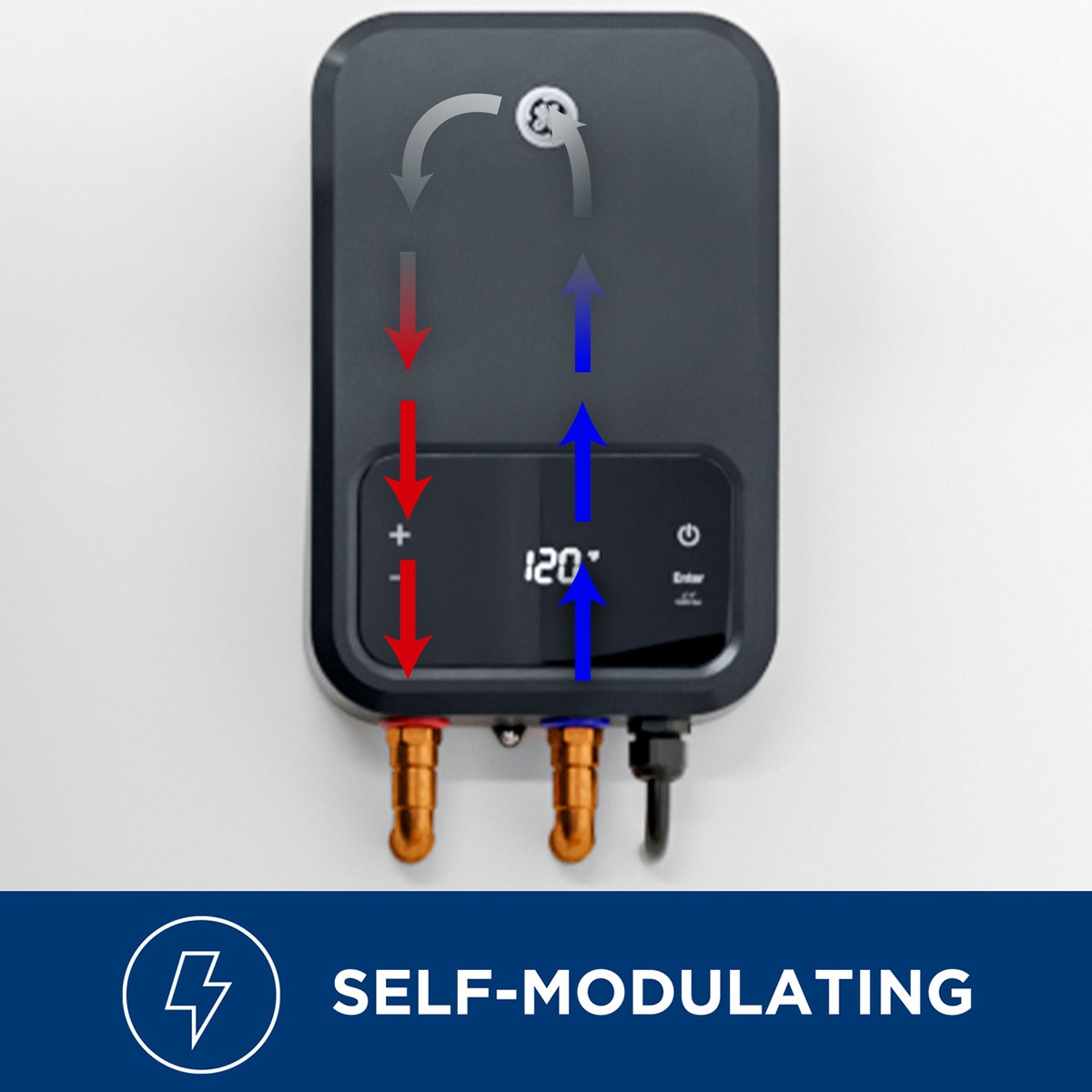 GE Electric Tankless Small Point of Use Water Heater with 5-Year Parts Warranty, , hires