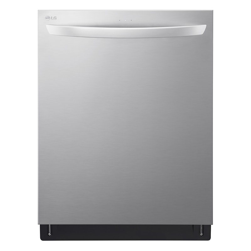 LG 24 in. Top Control Smart Dishwasher with 46 dBa Sound Level & Dynamic Dry - Stainless Steel, Stainless Steel, hires