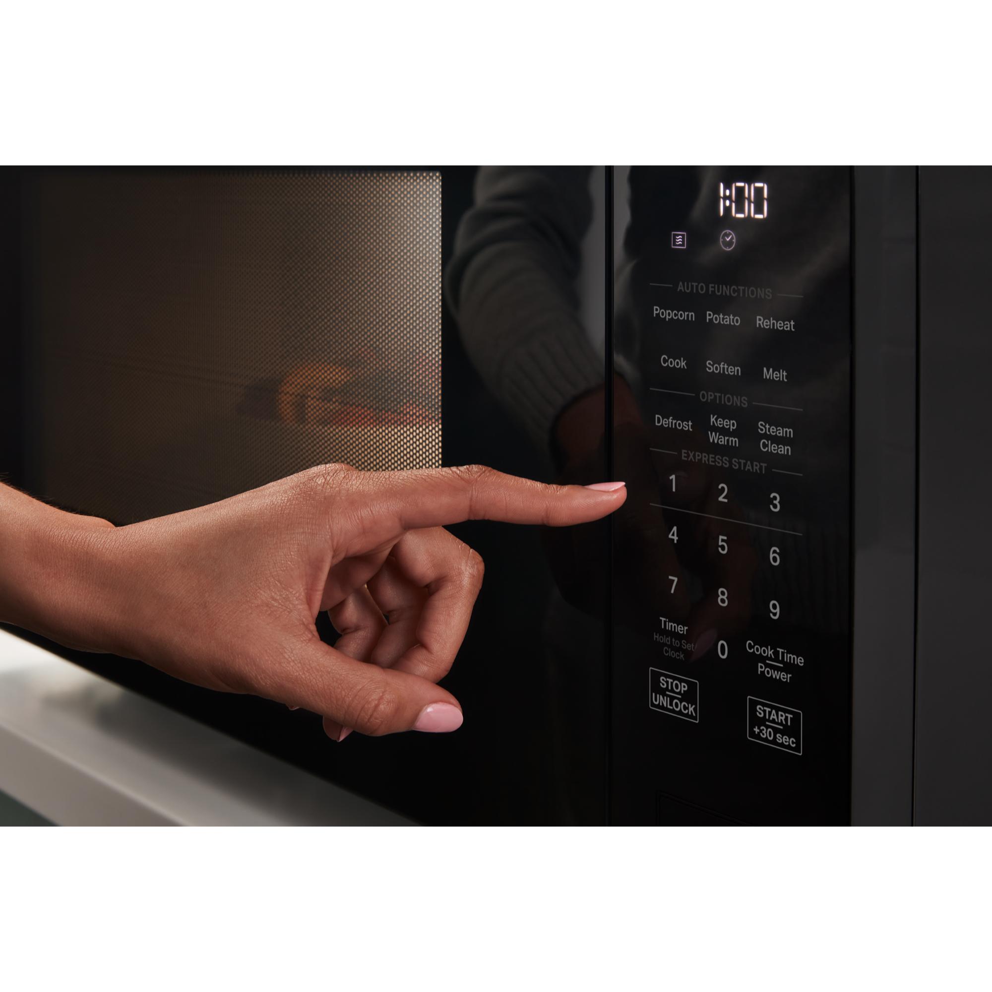 Whirlpool 22 in. 1.6 cu. ft. 1200W Countertop Microwave with Sensor Cooking - Fingerprint Resistant Stainless Steel, , hires