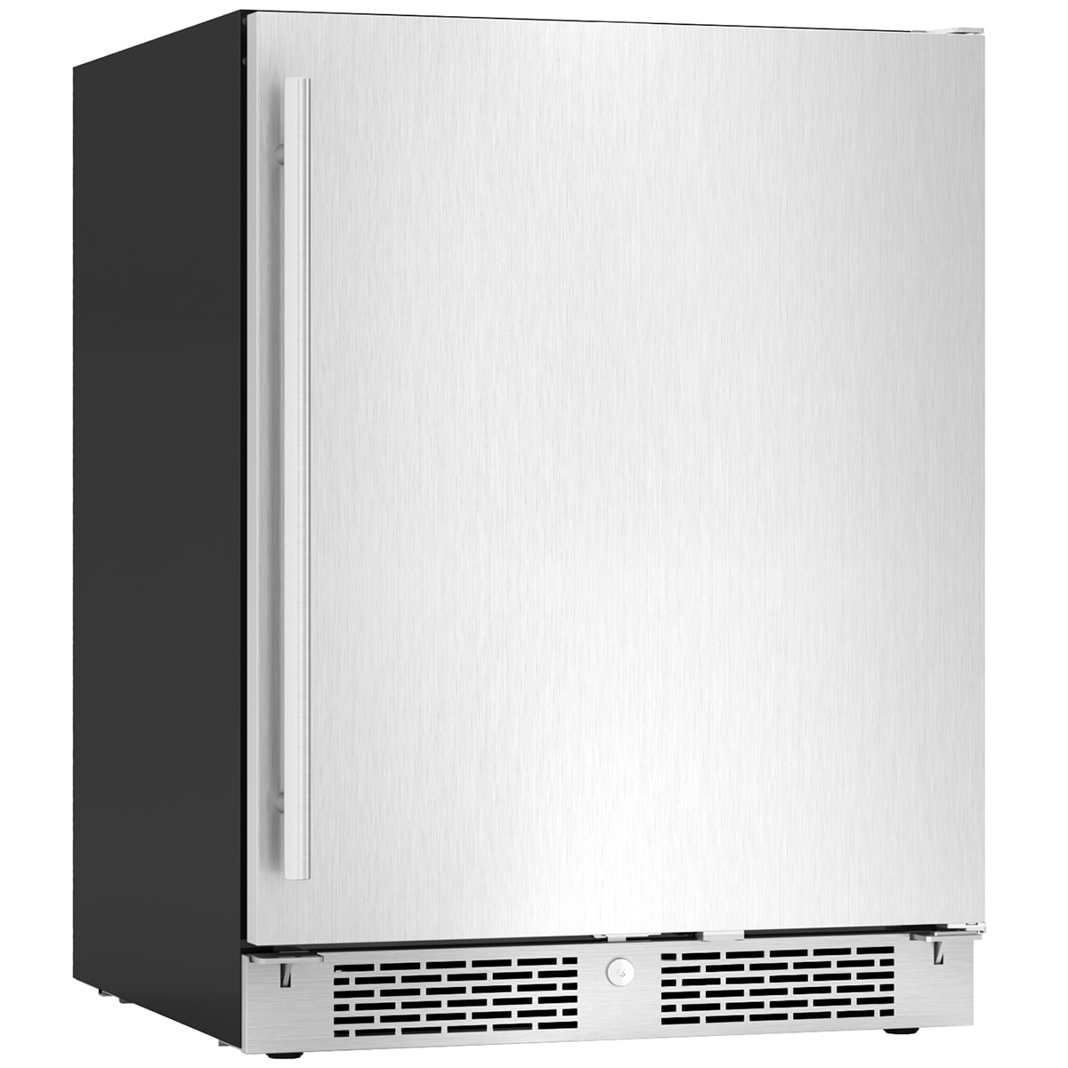 Zephyr 24 in. Built-In/Freestanding 5.1 cu. ft. Compact Beverage Center with Adjustable Shelves & Digital Control - Stainless Steel, , hires