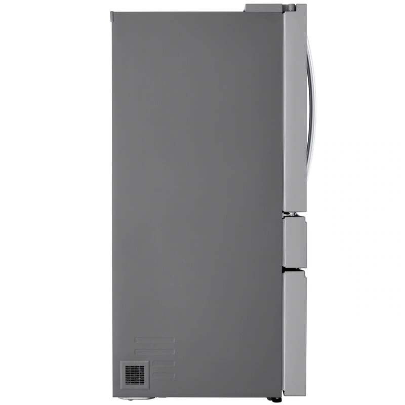 LG 36 in. 24.5 cu. ft. Smart Counter Depth 4-Door French Door Refrigerator with Ice & Water Dispenser - PrintProof Stainless Steel, , hires