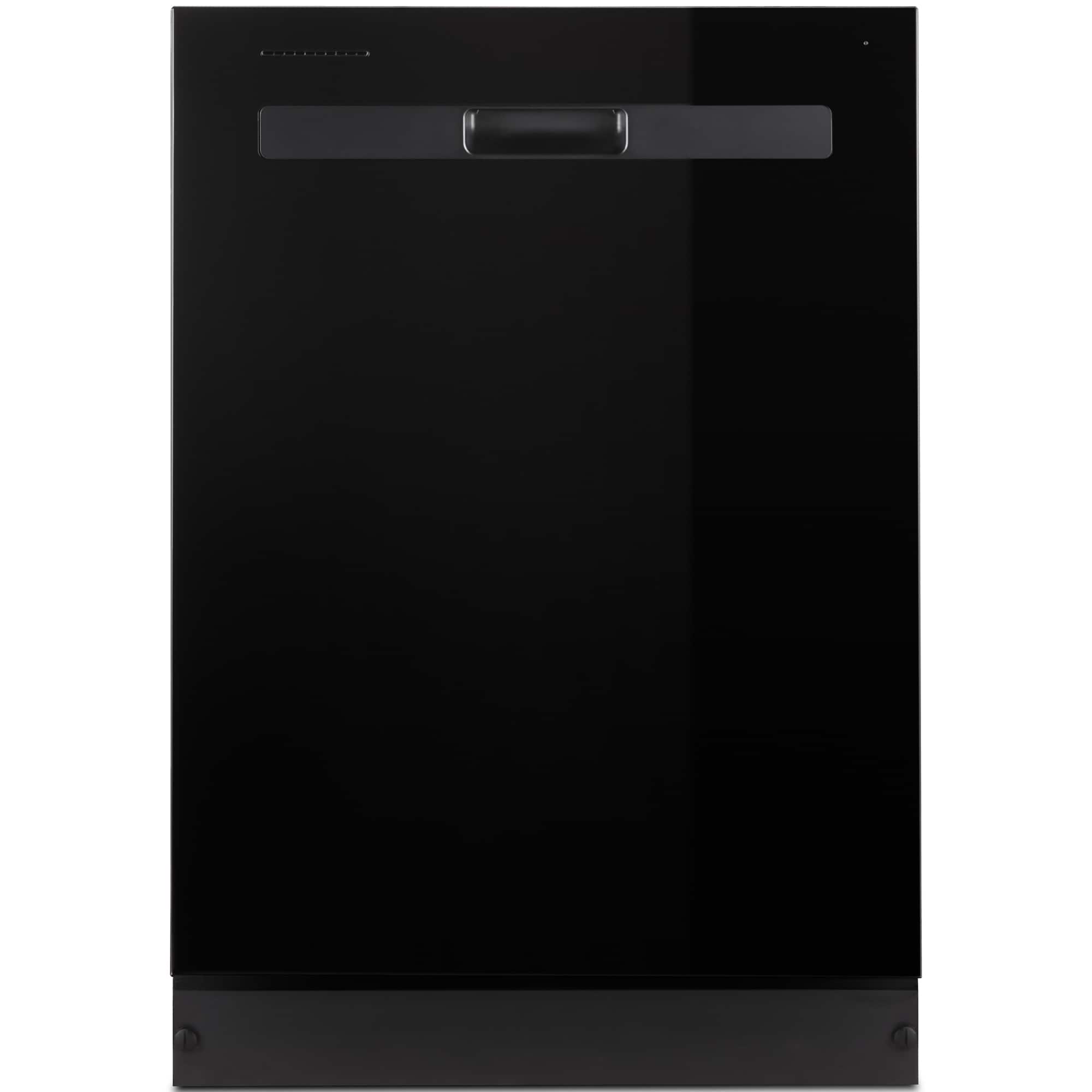 Whirlpool 24 in. Top Control Dishwasher with 55 dBa Sound Level & Pocket - Black, Black, hires