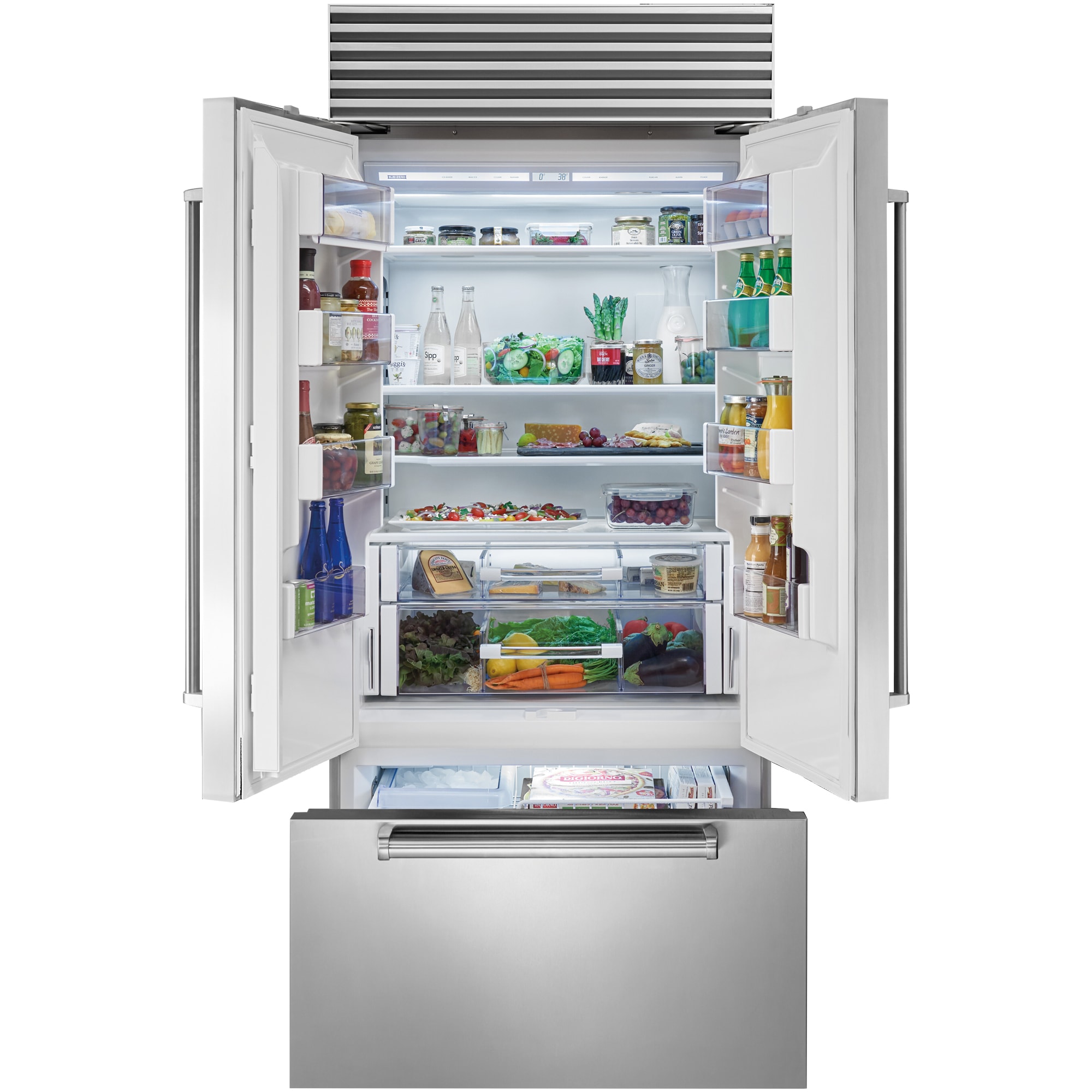 SubZero Classic 36 in. 21 cu. ft. BuiltIn Smart Counter Depth French