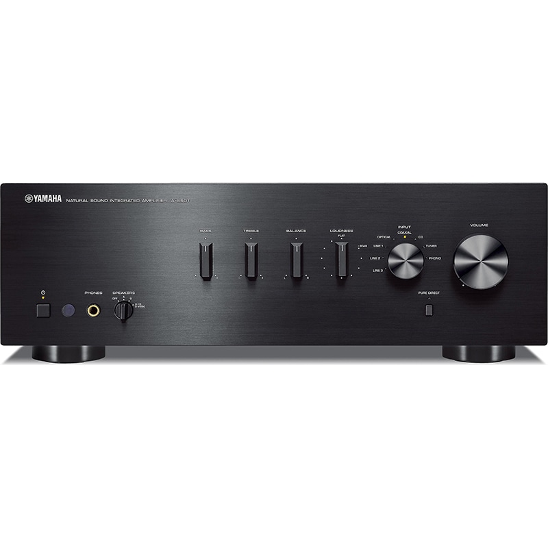 Yamaha 2 Channel 170 Watt Integrated Amplifier - Black, , hires