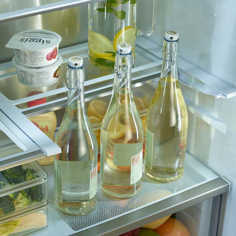 Samsung Bespoke 36 in. 22.5 cu. ft. Smart Counter Depth 4-Door French Door Refrigerator with Internal Water Dispenser - White Glass, White Glass, hires