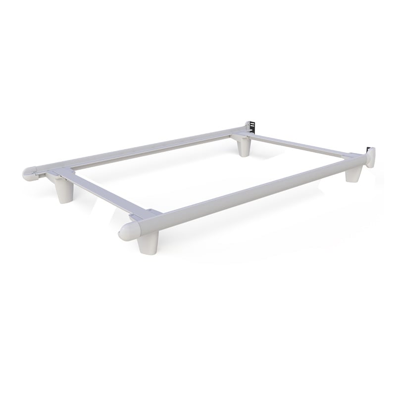 emBrace Premium White Bed Frame - Twin XL, , hires