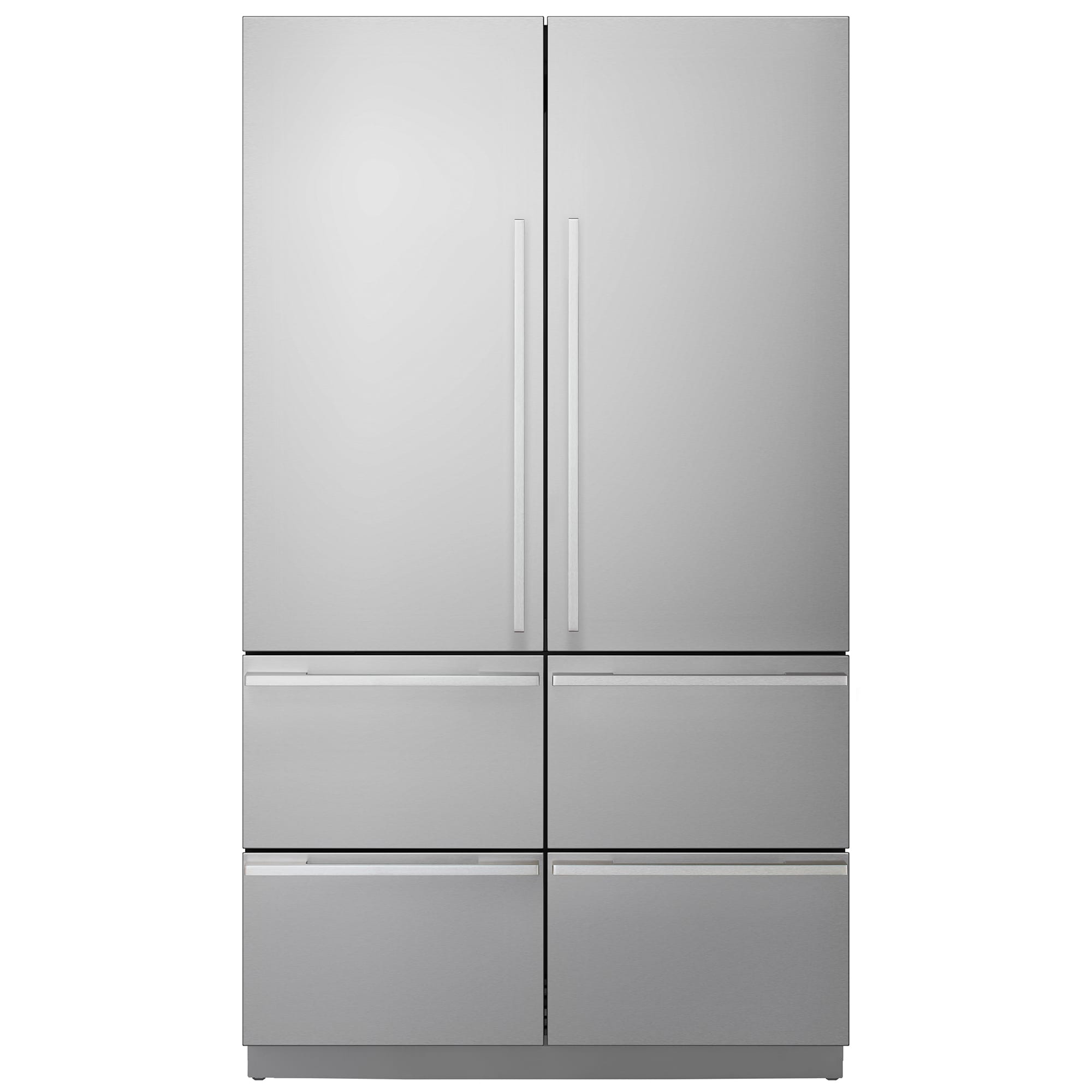 Signature Kitchen Suite 48 in. 26.0 cu. ft. Built-In Smart Counter Depth 6-Door French Door Refrigerator with Internal Water Dispenser - Stainless Steel, , hires