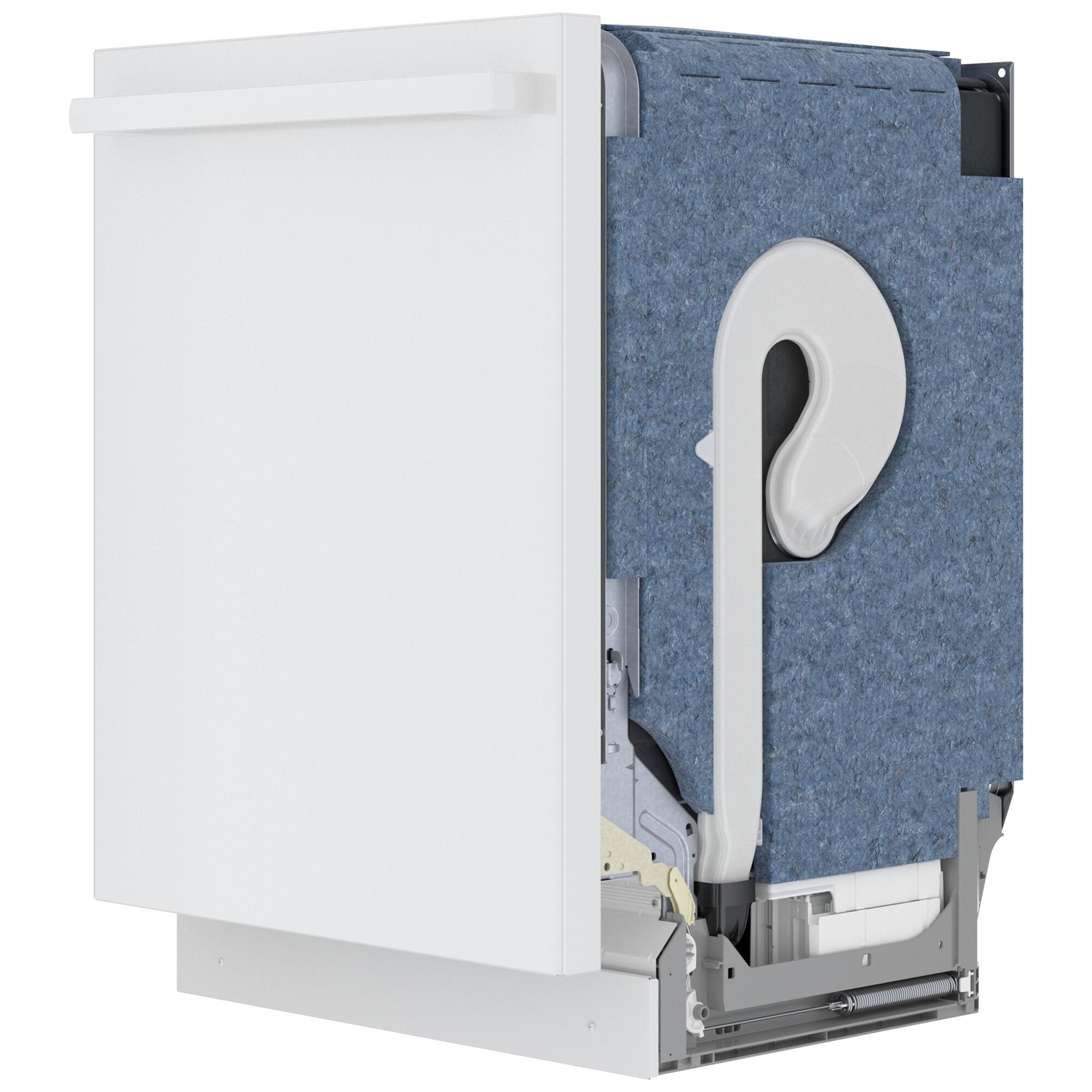 Bosch 800 Series 24 in. Top Control Smart Dishwasher with 42 dBa Sound Level, 3rd-Rack & CrystalDry - White, White, hires