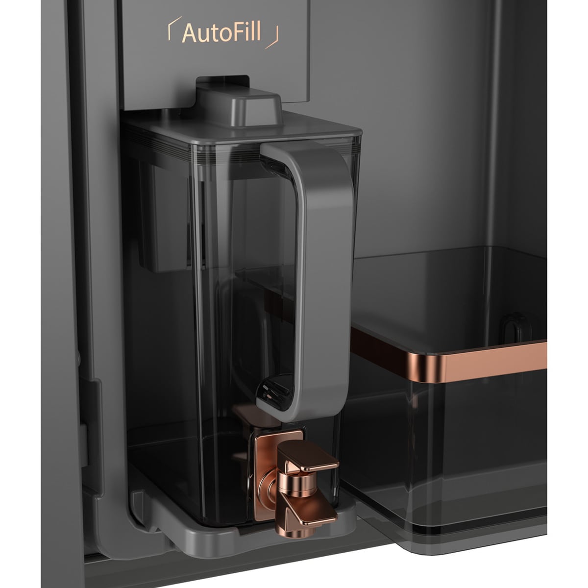 Cafe 36 in. 23.2 cu. ft. Smart Counter Depth 4-Door French Door Refrigerator with Internal Water AutoFill Pitcher - Stainless Steel, , hires