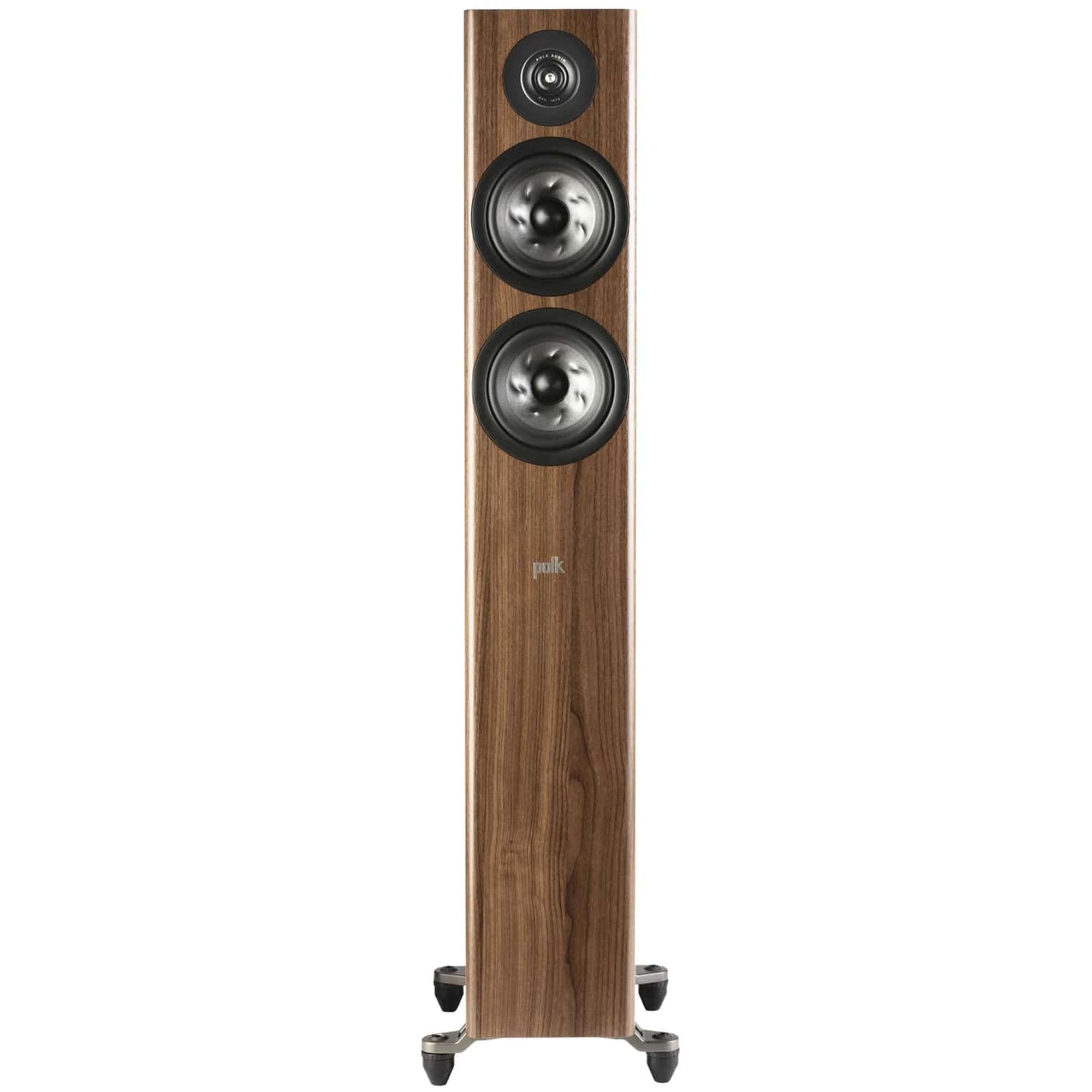 Polk Reserve R500 Premium Compact Floor-Standing Tower Speaker - Brown, Brown, hires