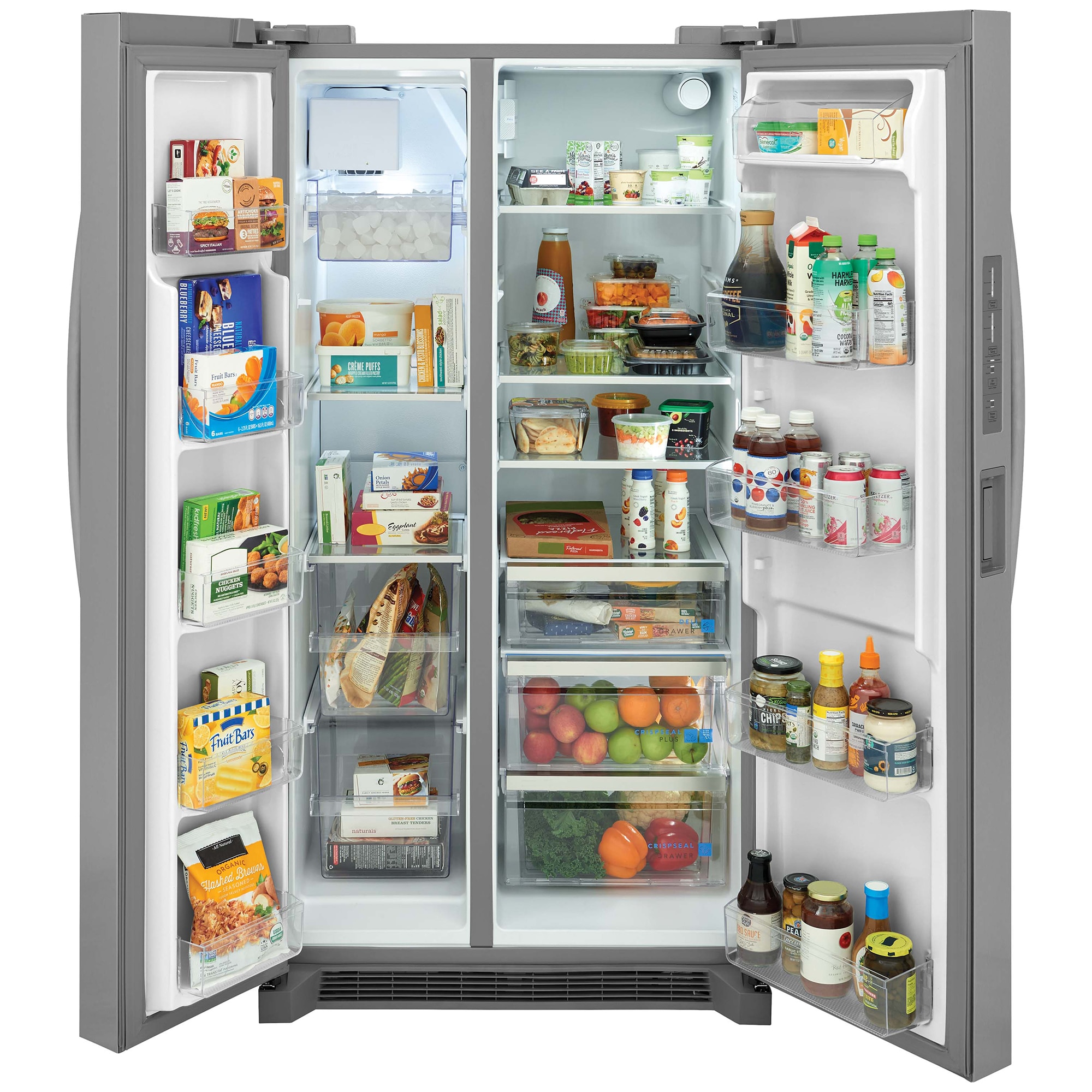 Frigidaire 36 in. 26 cu. ft. Side by Side Refrigerator withInternal Water Dispenser - Stainless Steel, , hires