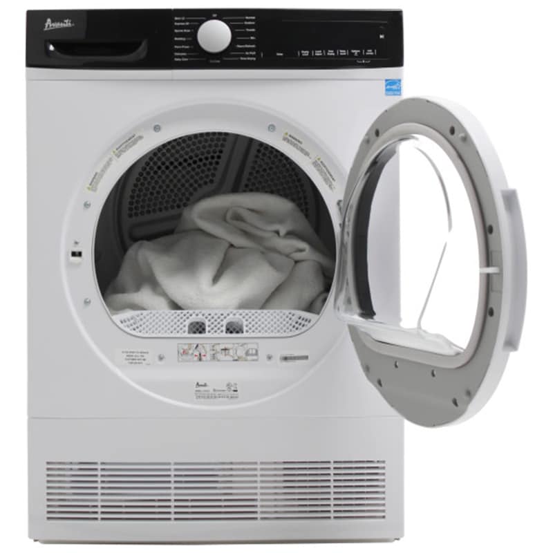 Avanti 24 in. 4.0 cu. ft. Stackable Ventless Electric Dryer with Sanitize Cycle & Sensor Dry - White, , hires