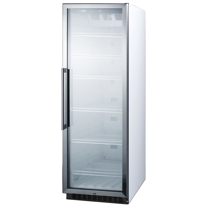 Summit Commercial 24 in. 12.6 cu. ft. Beverage Center with Adjustable Shelves & Digital Control - Stainless Steel, , hires
