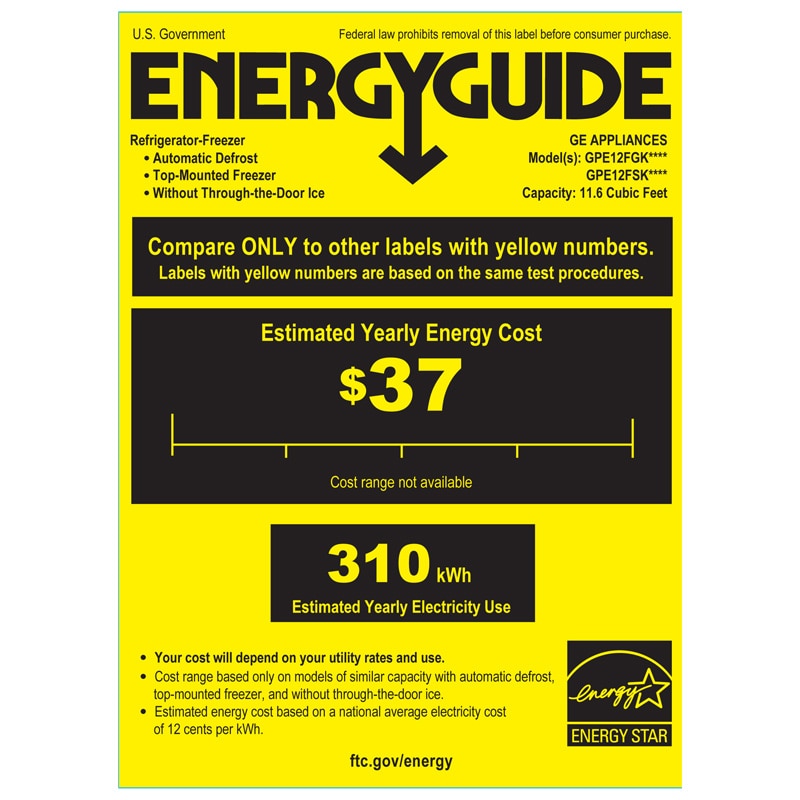 GE 24 in. 11.6 cu. ft. Top Freezer Refrigerator - Stainless Steel, Stainless Steel, hires