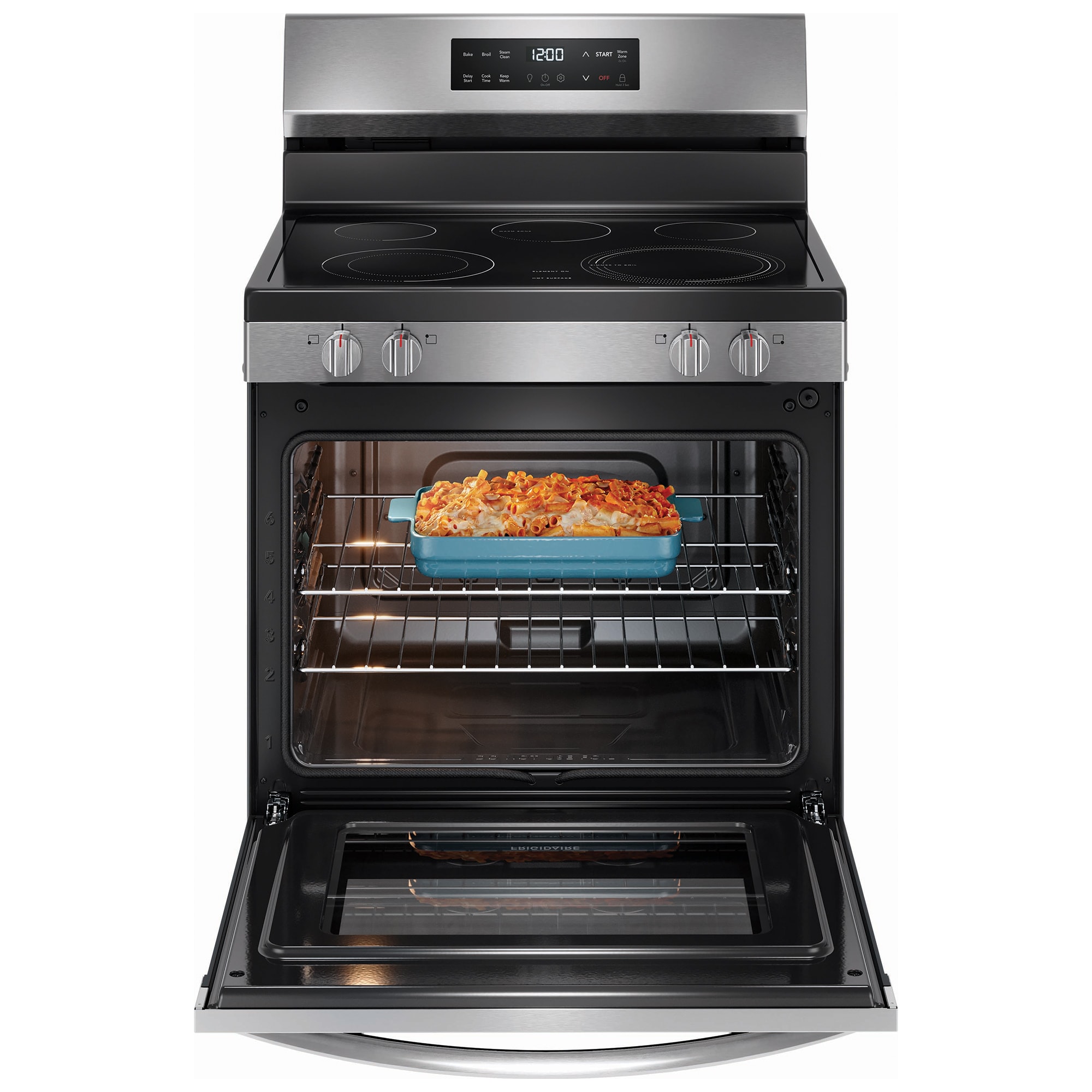 Frigidaire 30 in. 5.3 cu. ft. Electric Range with Smoothtop Burners - Stainless Steel, , hires