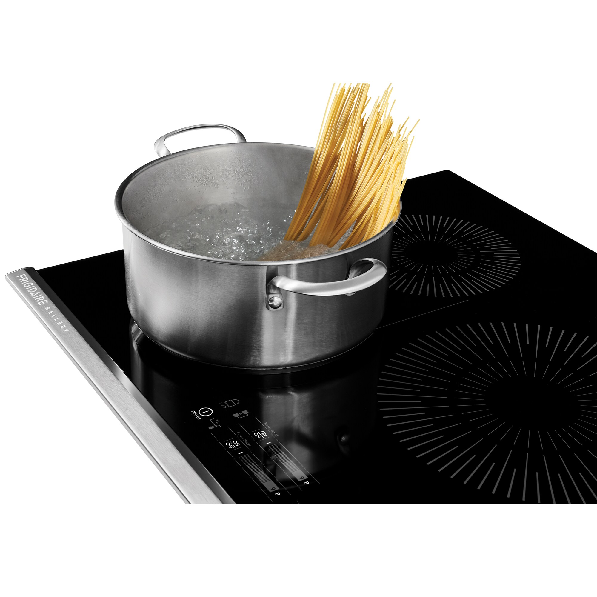 Frigidaire Gallery 36 in. 5-Burner Induction Cooktop with Simmer Burner & Power Burner - Black, , hires