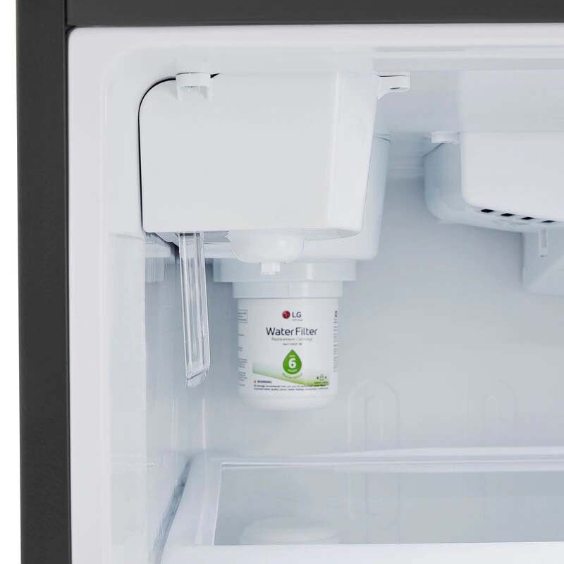 LG 33 in. 23.8 cu. ft. Top Freezer Refrigerator with Internal Water Dispenser - Stainless Steel, , hires
