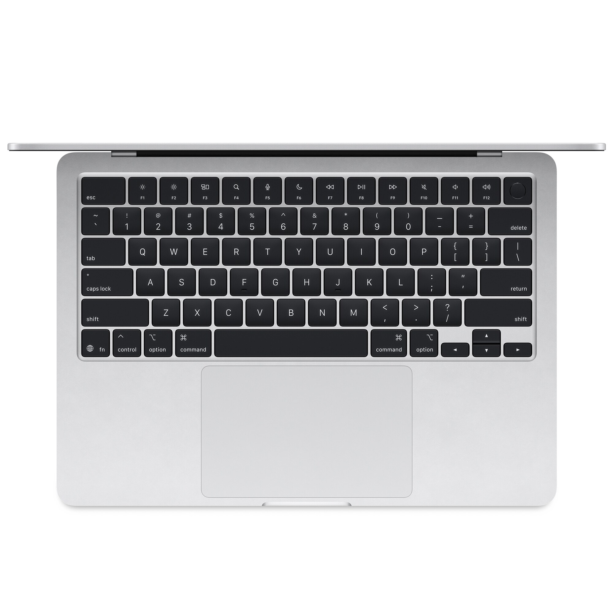 Apple MacBook Air (2025) 13 in. Notebook with Apple Intelligence, Apple M4 10-Core CPU, 8-Core GPU, 16 GB RAM, 256 GB SSD, up to 18 Hrs. of Battery Life & Mac OS - Silver, Silver, hires