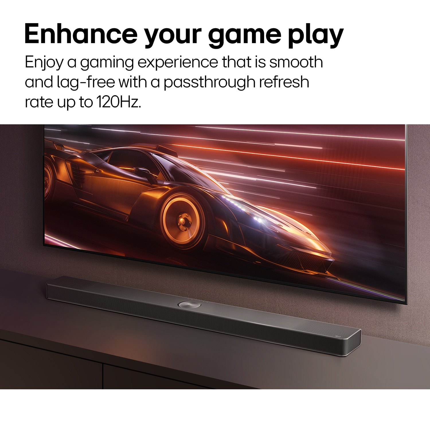 LG 3.1.1 Channel Dolby Atmos Sound Bar with Bluetooth & Wireless Subwoofer - Black, , hires