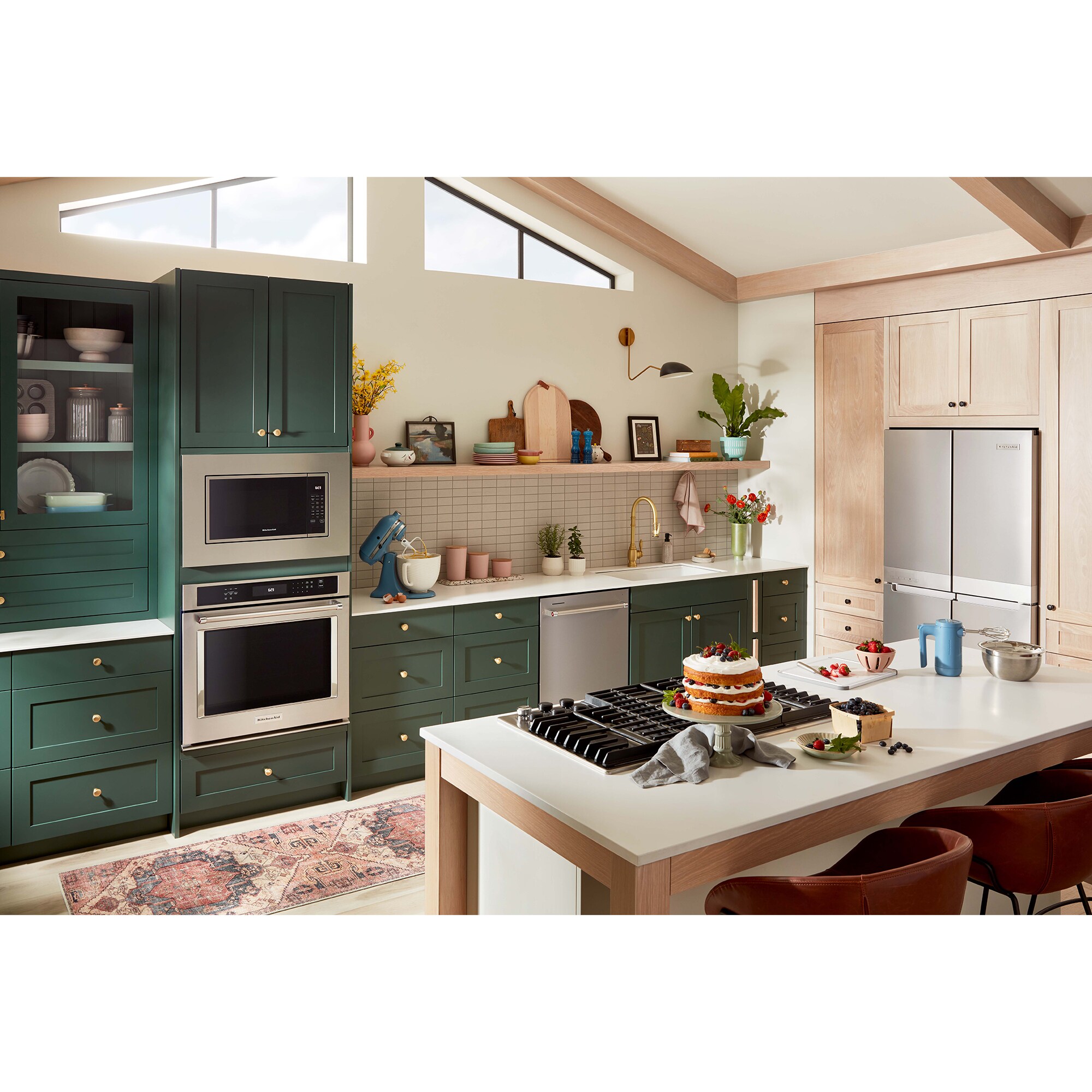 KitchenAid 30 in. Trim Kit for 1.5 cu. ft. Countertop Microwave with Convection Cooking - Fingerprint Resistant Stainless Steel, , hires