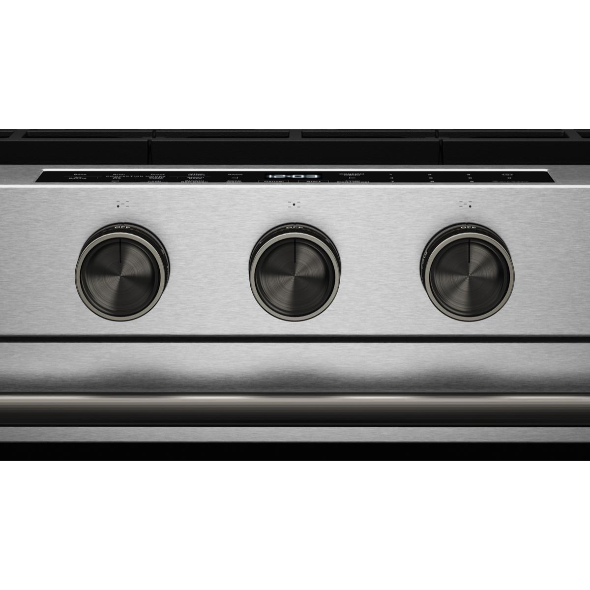 KitchenAid 30 in. 5.0 cu. ft. Smart Air-Fry True European Convection Steam Slide-In Gas Range with 5 Sealed Burners & Griddle - Fingerprint Resistant Stainless Steel, , hires