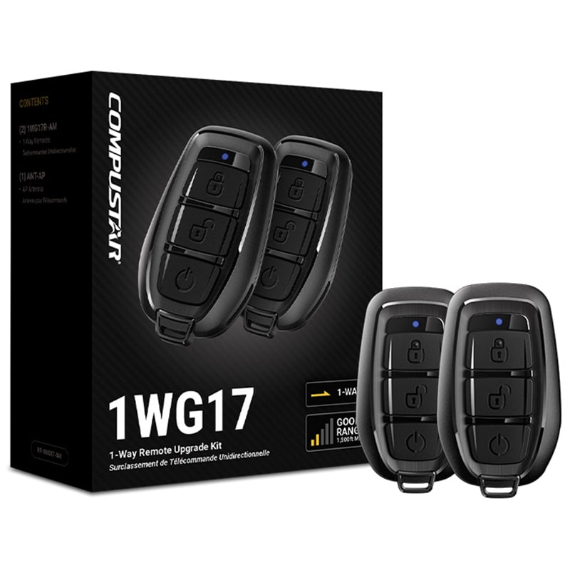 Compustar 1-Way (3) Button G17 AP Remote Kit, , hires