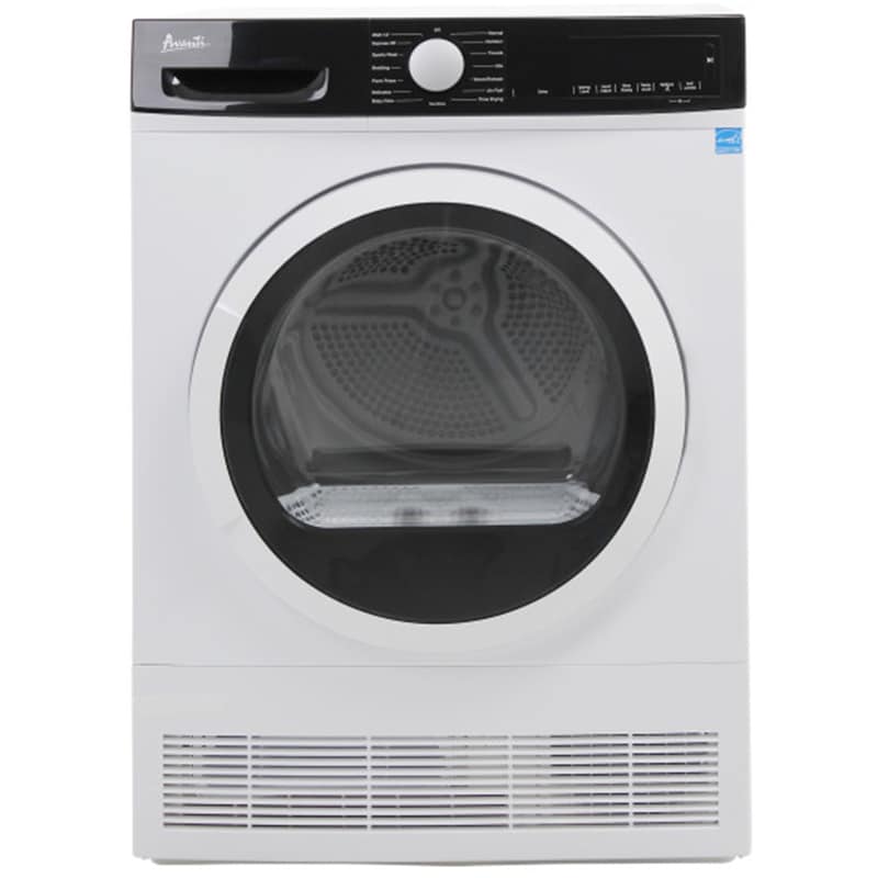 Avanti 24 in. 4.0 cu. ft. Stackable Ventless Electric Dryer with Sanitize Cycle & Sensor Dry - White, , hires