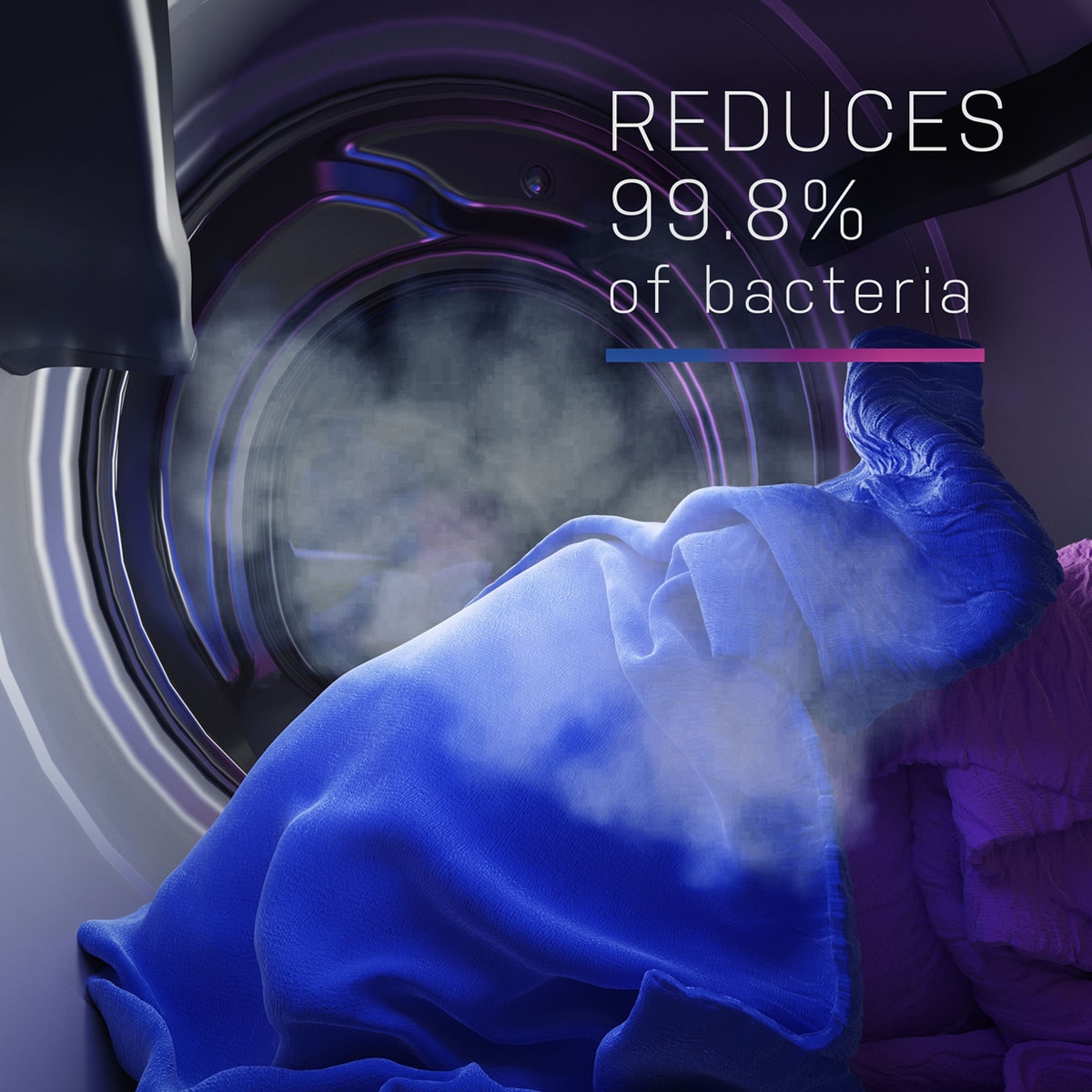 GE Profile 28 in. 7.8 cu. ft. Smart Stackable Electric Dryer with Sensor Dry, Sanitize & Steam Cycle - White, White, hires