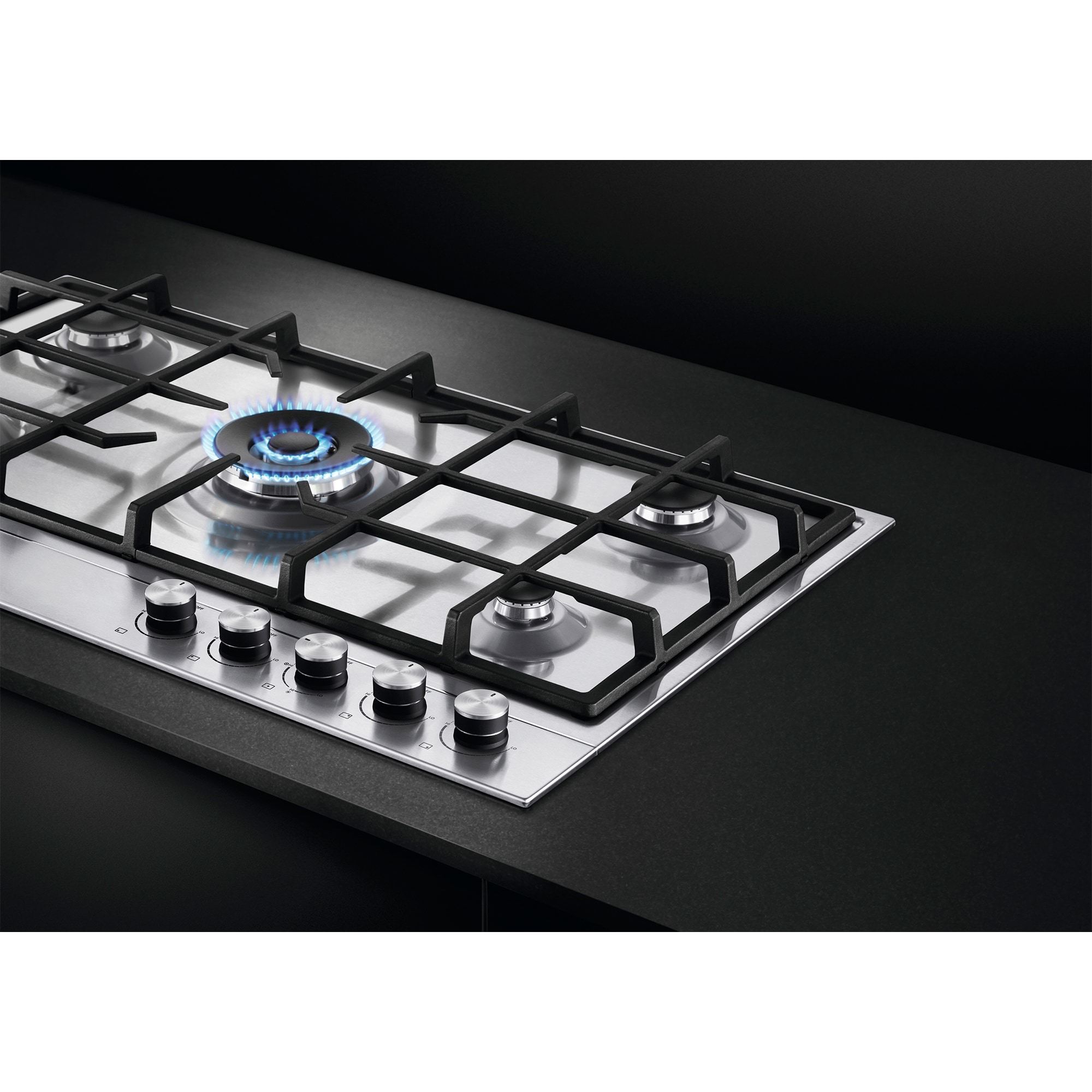 Fisher & Paykel Series 7 36 in. 5-Burner Natural Gas Cooktop with Power Burner - Stainless Steel, , hires