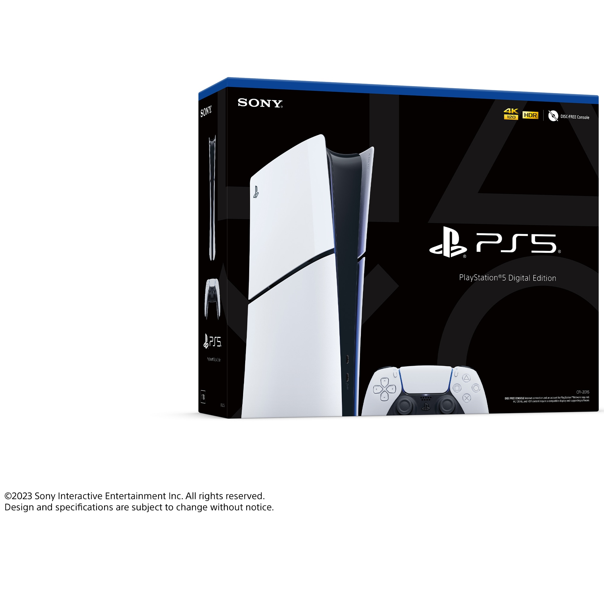 Sony - PlayStation 5 Slim Console Digital Edition (PS5) - White, , hires