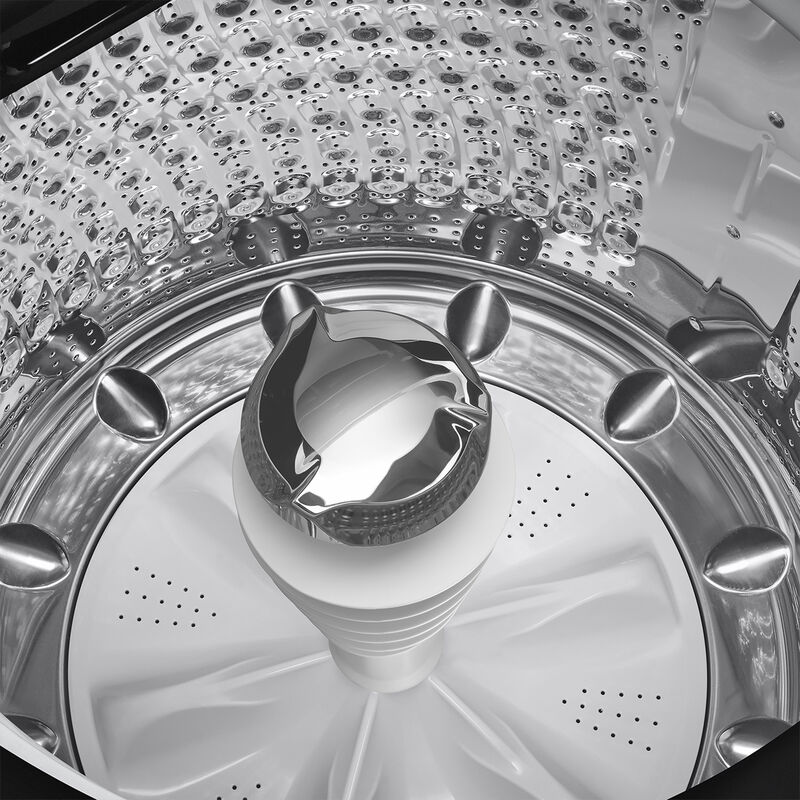 Samsung 27 in. 5.4 cu. ft. Smart Top Load Washer with ActiveWave Agitator and Super Speed Wash - Brushed Black, Brushed Black, hires