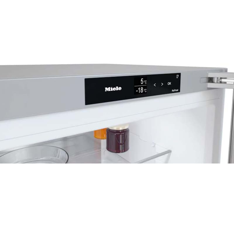 Miele 30 in. 15.2 cu. ft. Smart Counter Depth Bottom Freezer Refrigerator - Stainless Steel, , hires