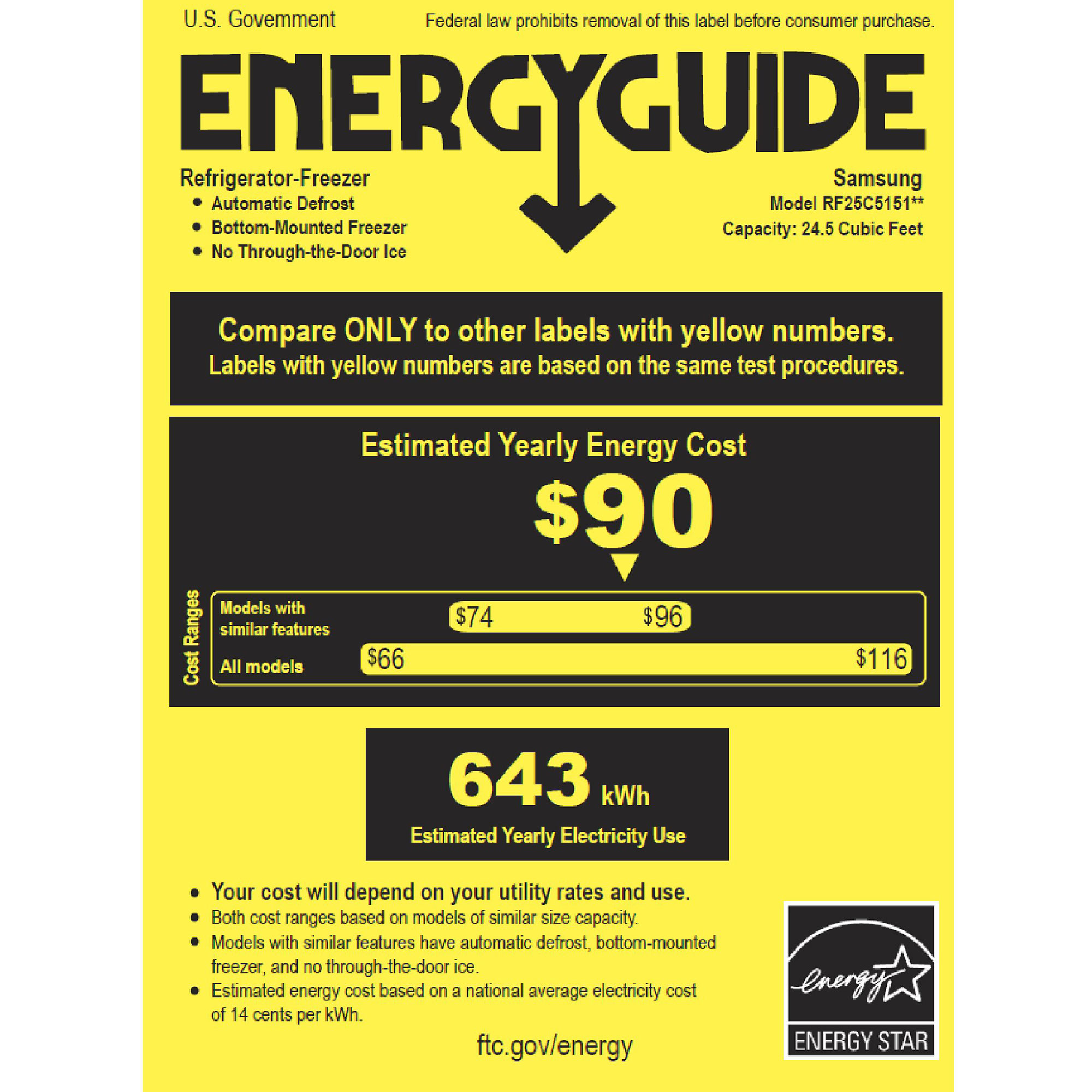 Samsung 33 in. 24.5 cu. ft. Smart French Door Refrigerator Stainless