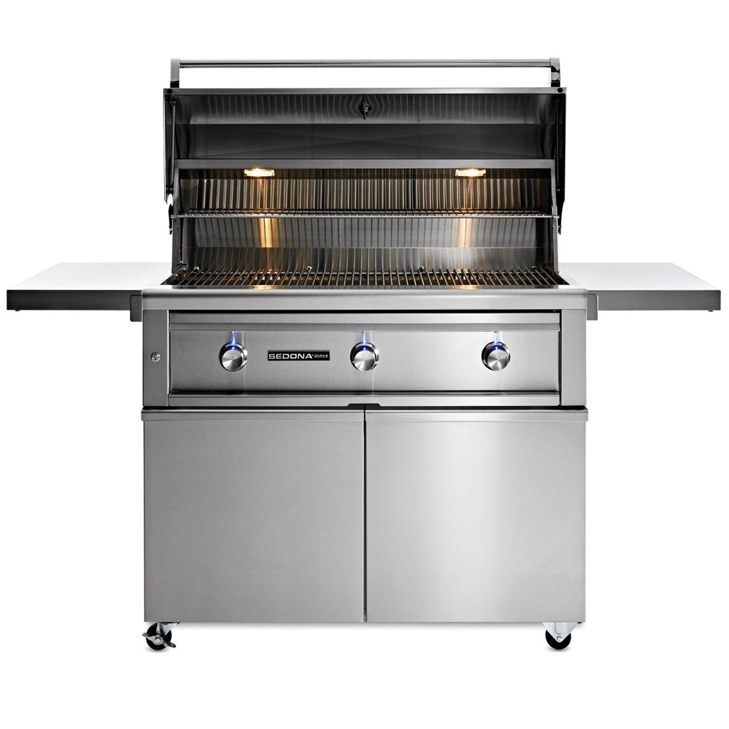 Sedona by Lynx 42 in. 3-Burner LP Gas Grill with Electronic Ignition System & Sear Burner - Stainless Steel, , hires