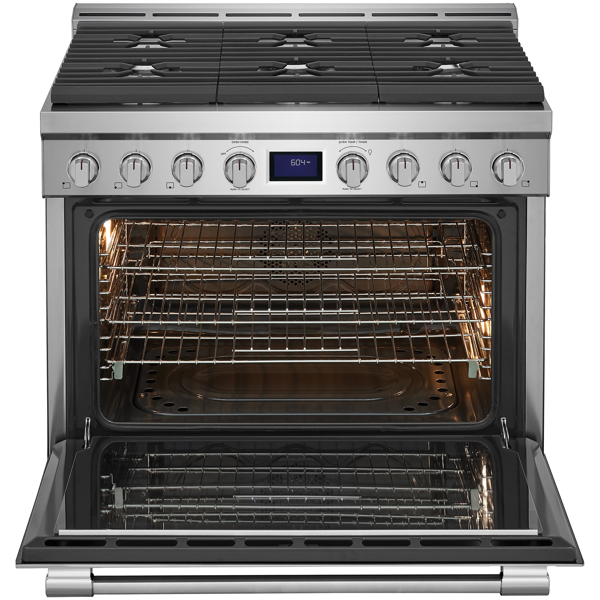 Frigidaire Professional 36 in. 4.4 cu. ft. True European Convection Gas Range with 6 Sealed Burners - Stainless Steel, , hires