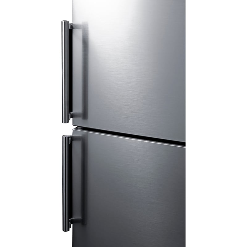 Summit Thin Line 24 in. 10.8 cu. ft. Counter Depth Bottom Freezer Refrigerator - Stainless Steel Look, , hires