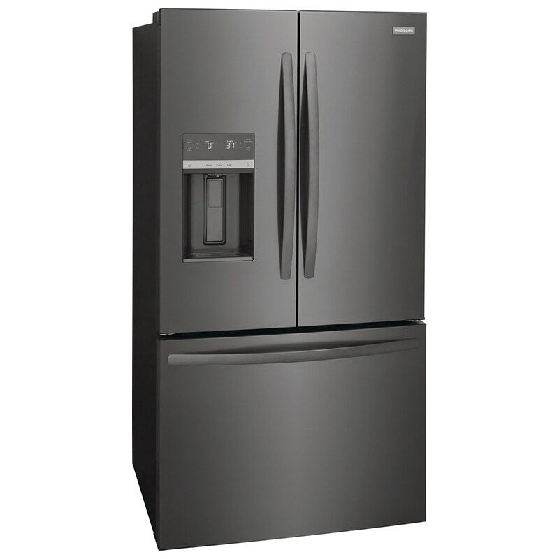 Frigidaire 36 in. 27.8 cu. ft. French Door Refrigerator with Ice & Water Dispenser - Black Stainless, Black Stainless, hires