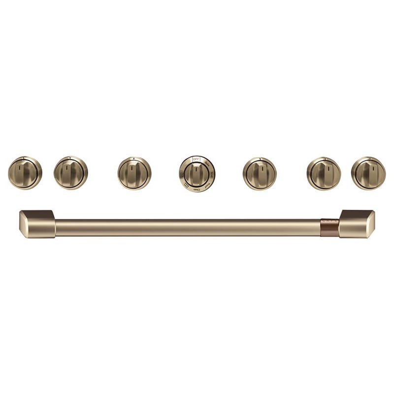 Cafe Range Knob and Handle Set - Brushed Bronze, , hires