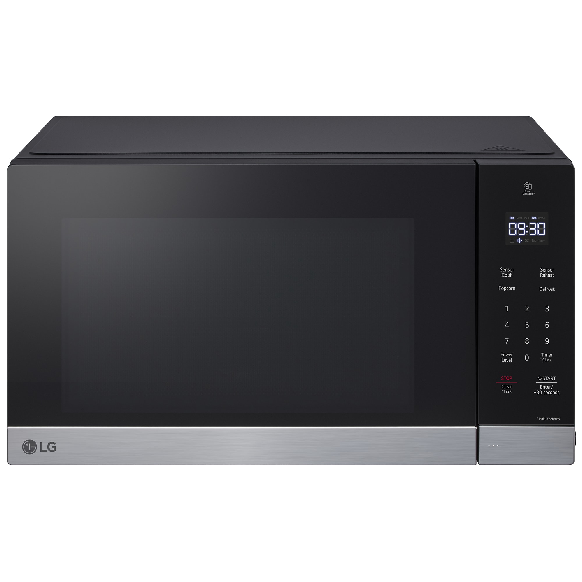 LG 21 in. 1.5 cu. ft. 1200W Countertop Microwave with Sensor Cooking - Stainless Steel, , hires