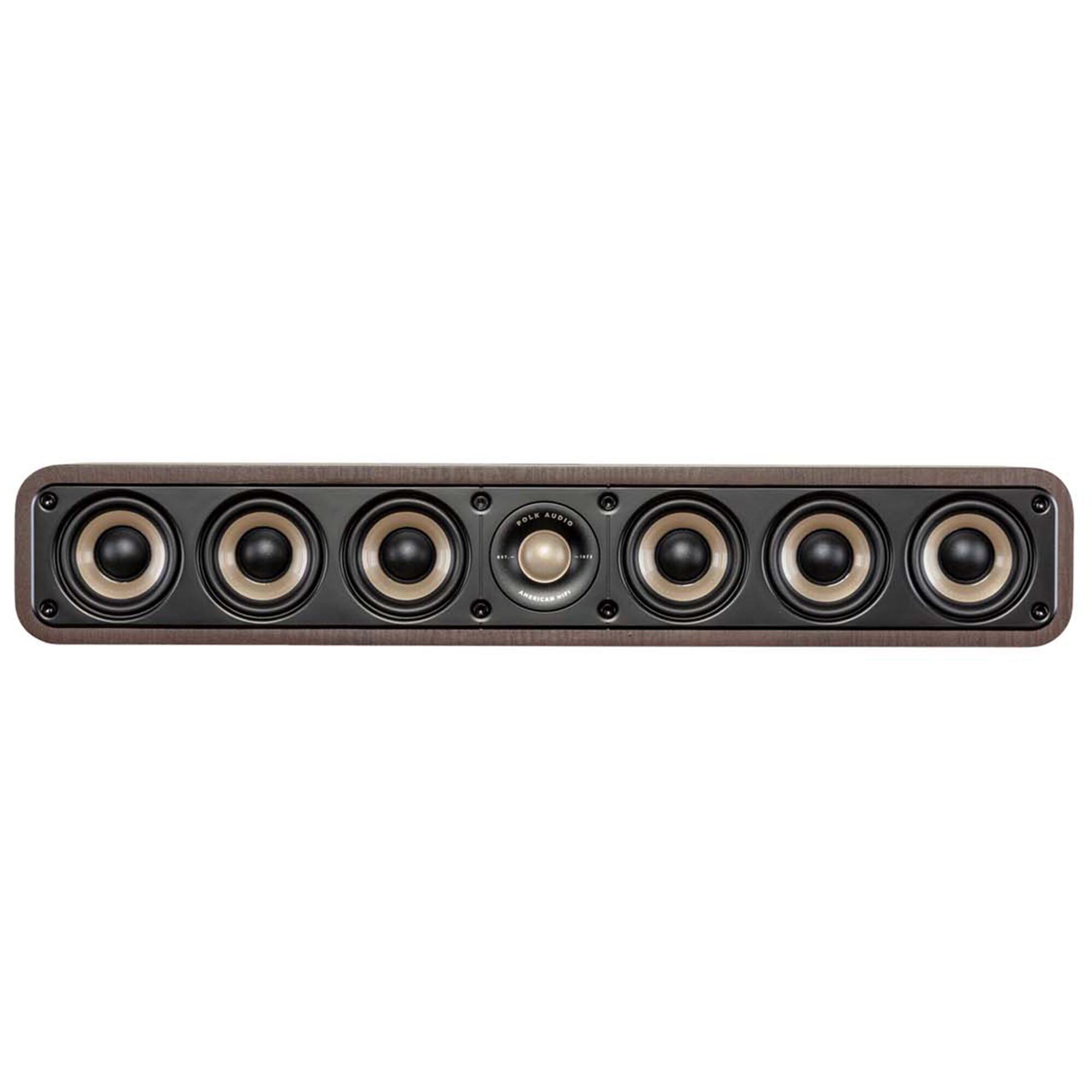Polk Signature Elite ES35 High-Quality Slim Center Channel Speaker - Brown, Brown, hires