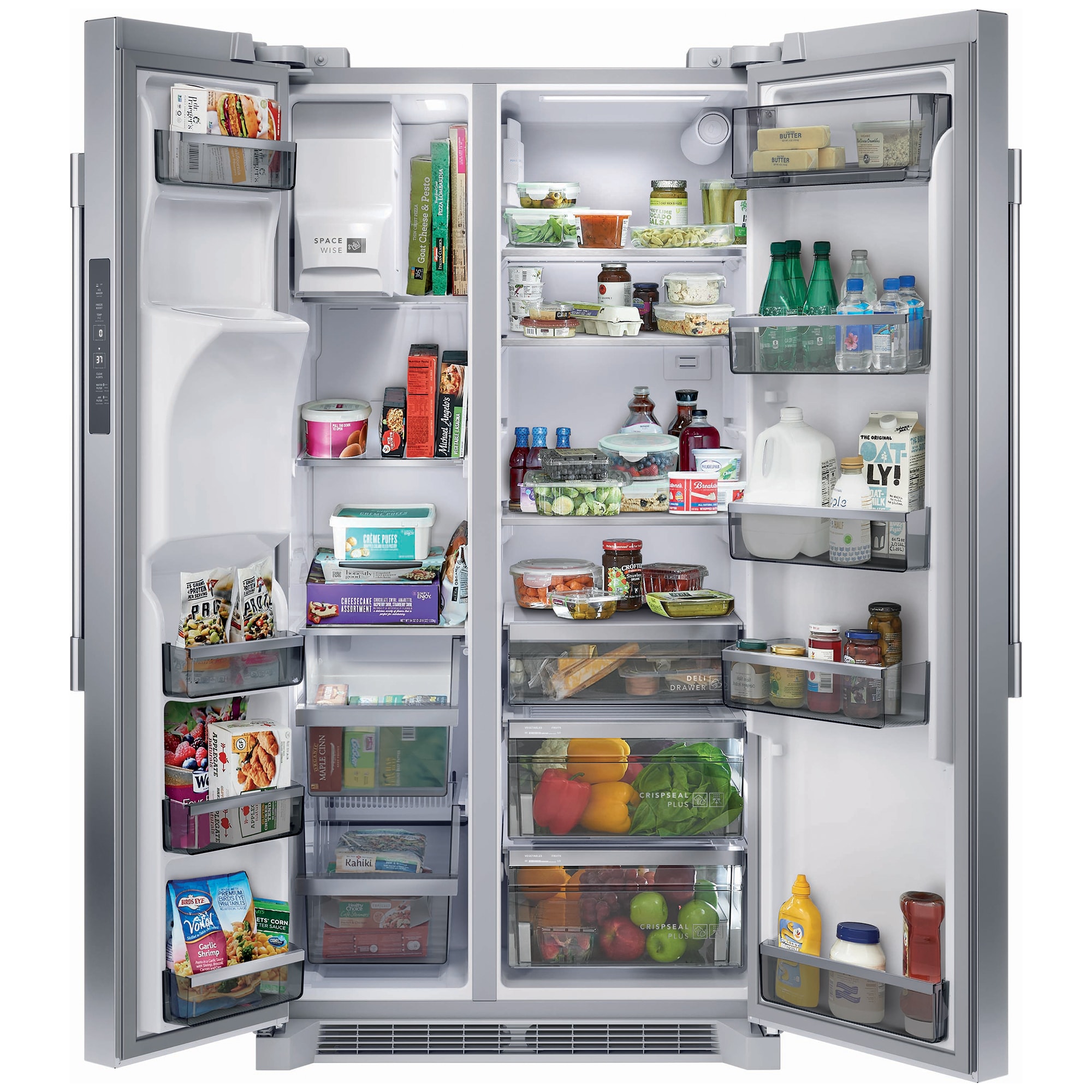 Frigidaire Professional 36 in. 22.3 cu. ft. Counter Depth Side by Side Refrigerator with Ice & Water Dispenser - Stainless Steel, , hires