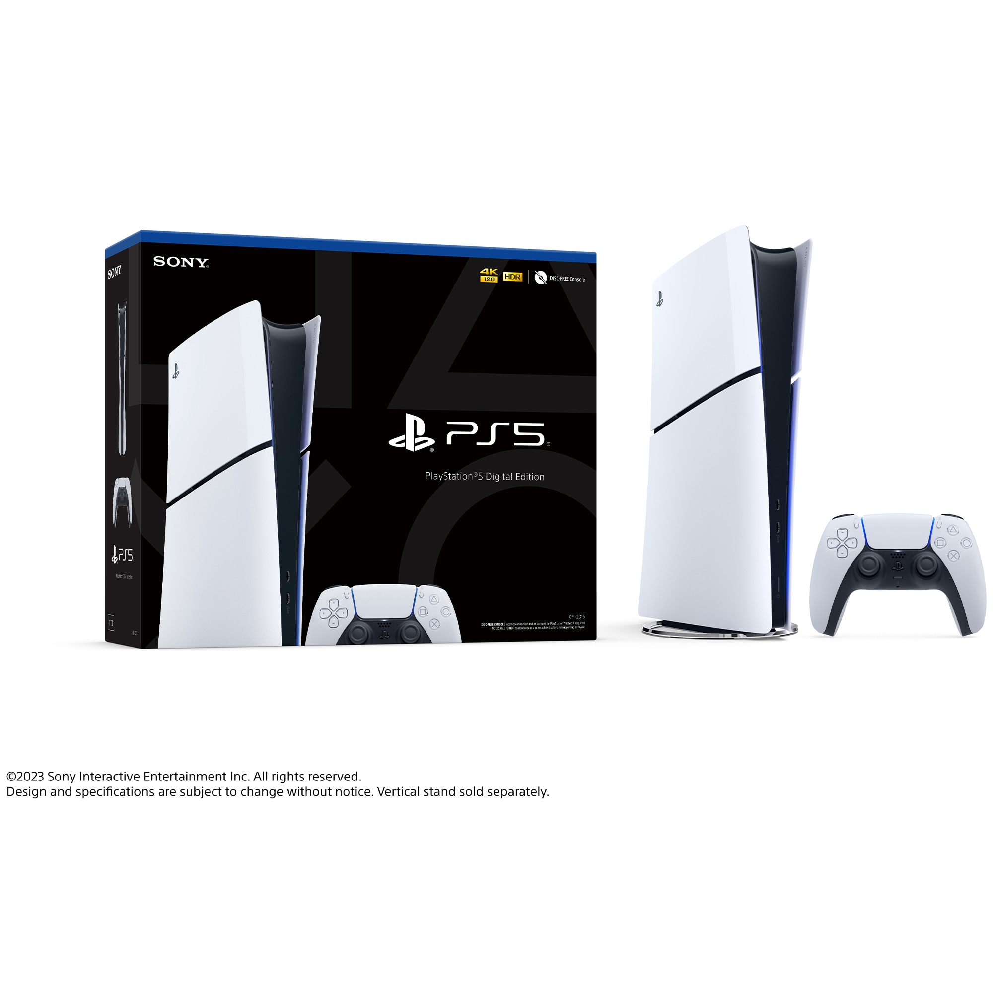 Sony - PlayStation 5 Slim Console Digital Edition (PS5) - White, , hires