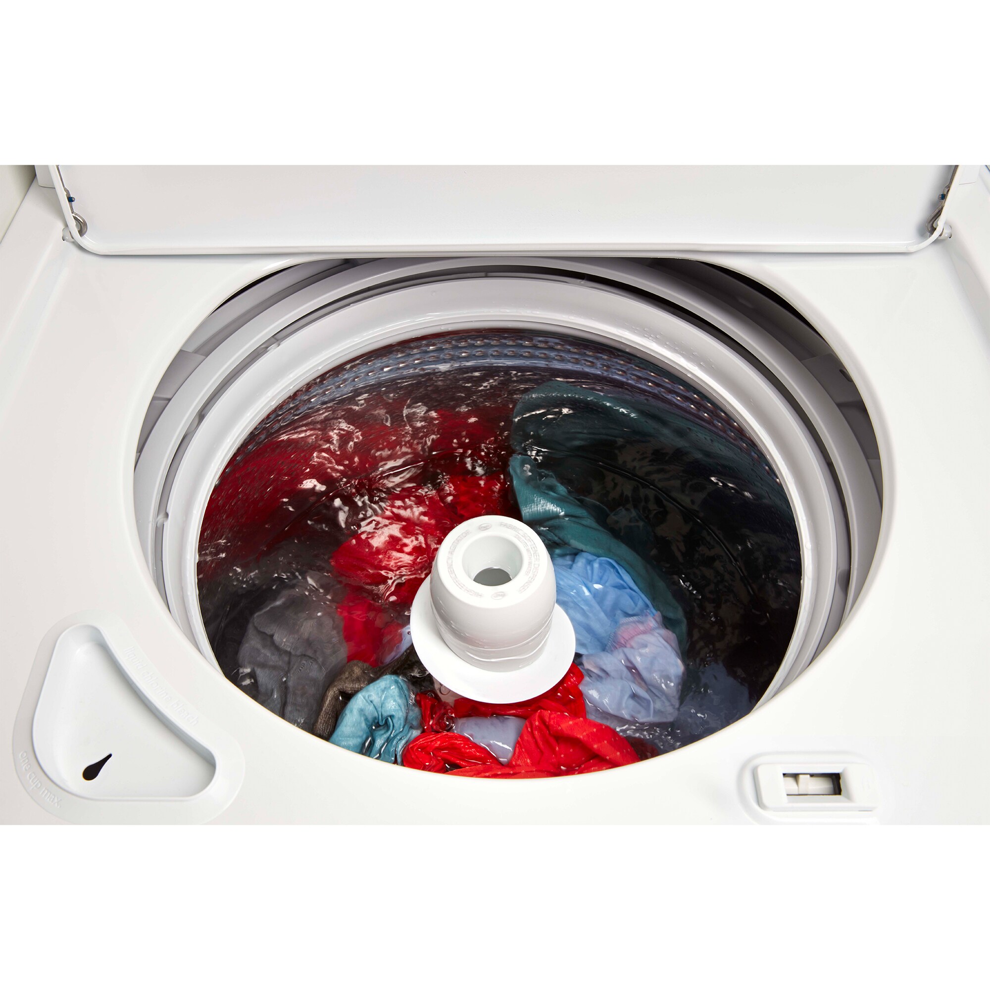 Amana 28 in. 3.8 cu. ft. Top Load Washer with High-Efficiency Agitator - White, , hires