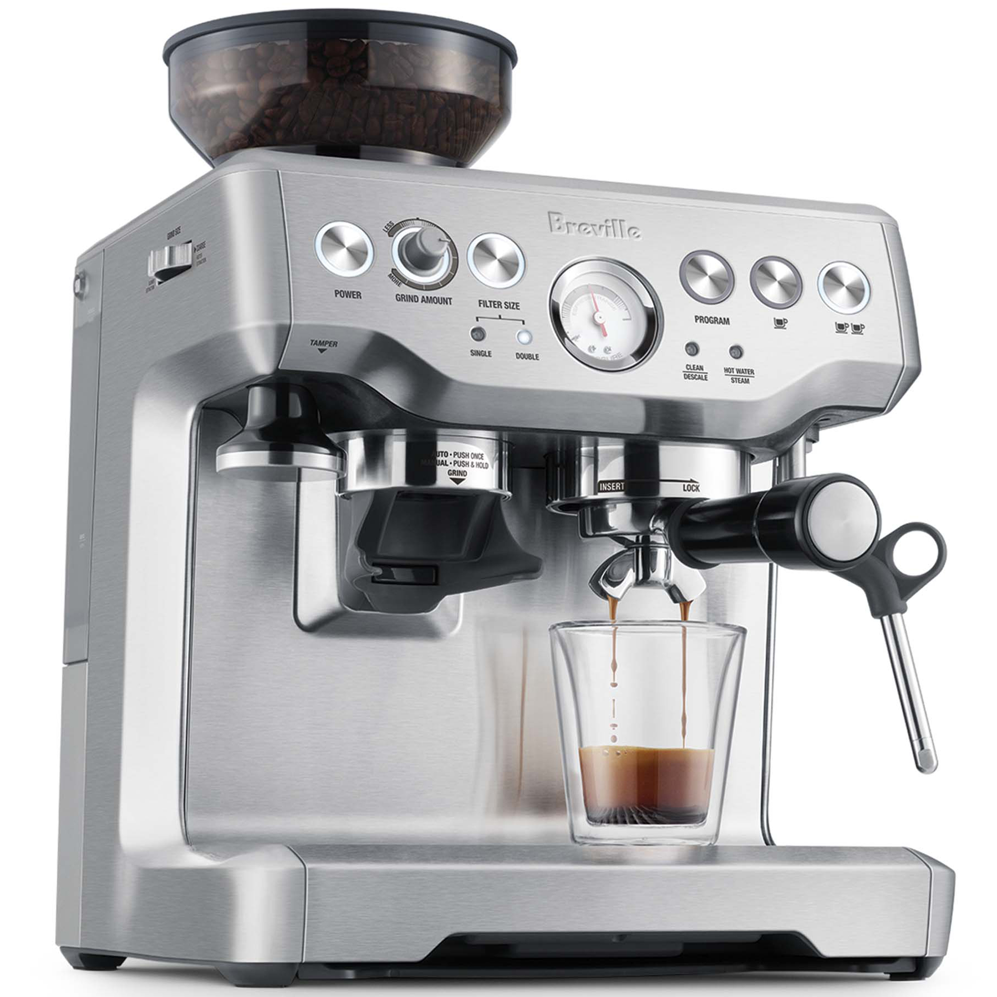 Breville Green Espresso Machine Features