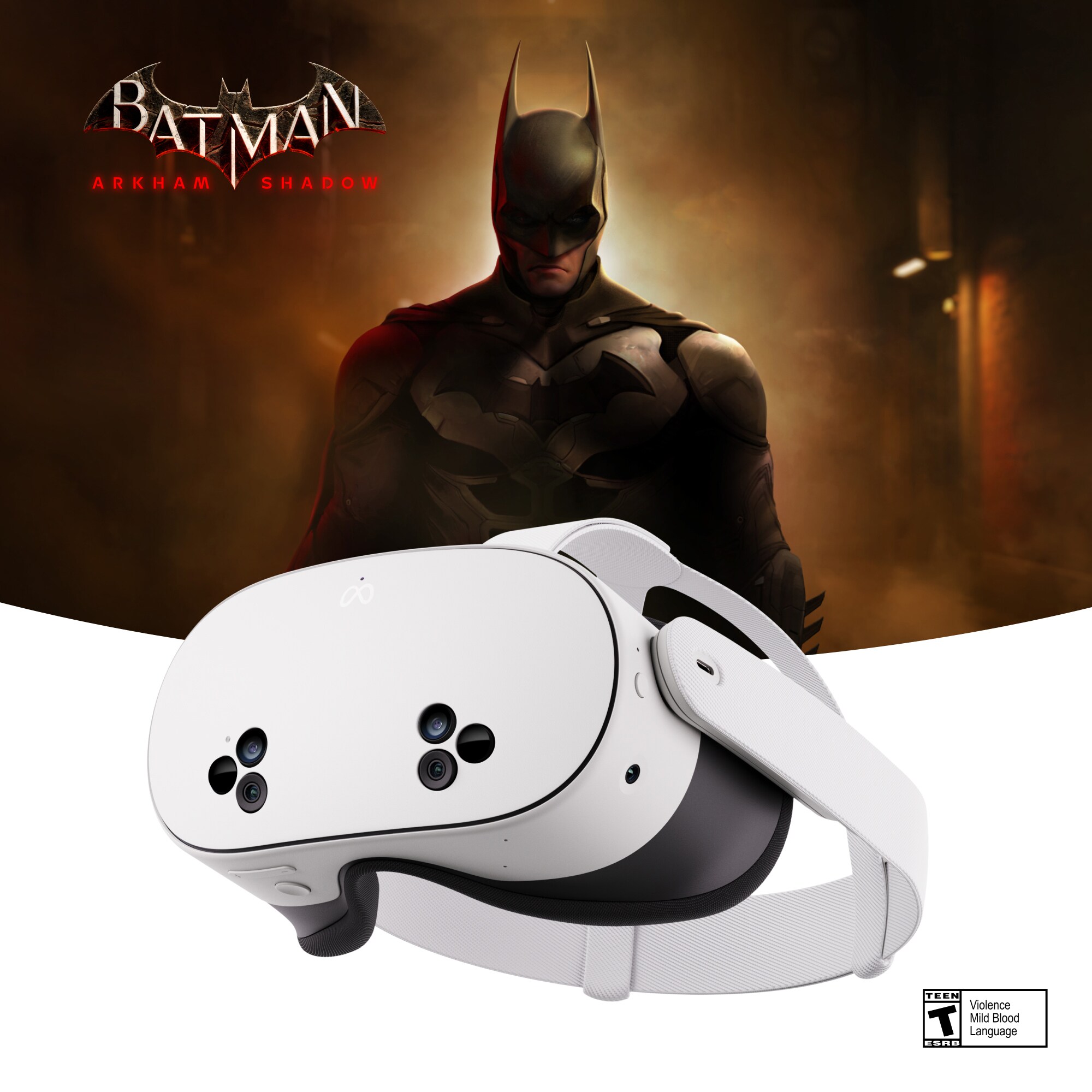 Meta Quest 3s 256GB Virtual Reality Headset - Batman: Arkham Shadow & a 3-month Trial of Meta Quest+ Included - White, , hires