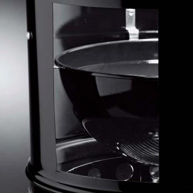 Weber Smokey Mountain 22 in. 2-Rack Charcoal Smoker with Built-In Thermometer - Black, , hires