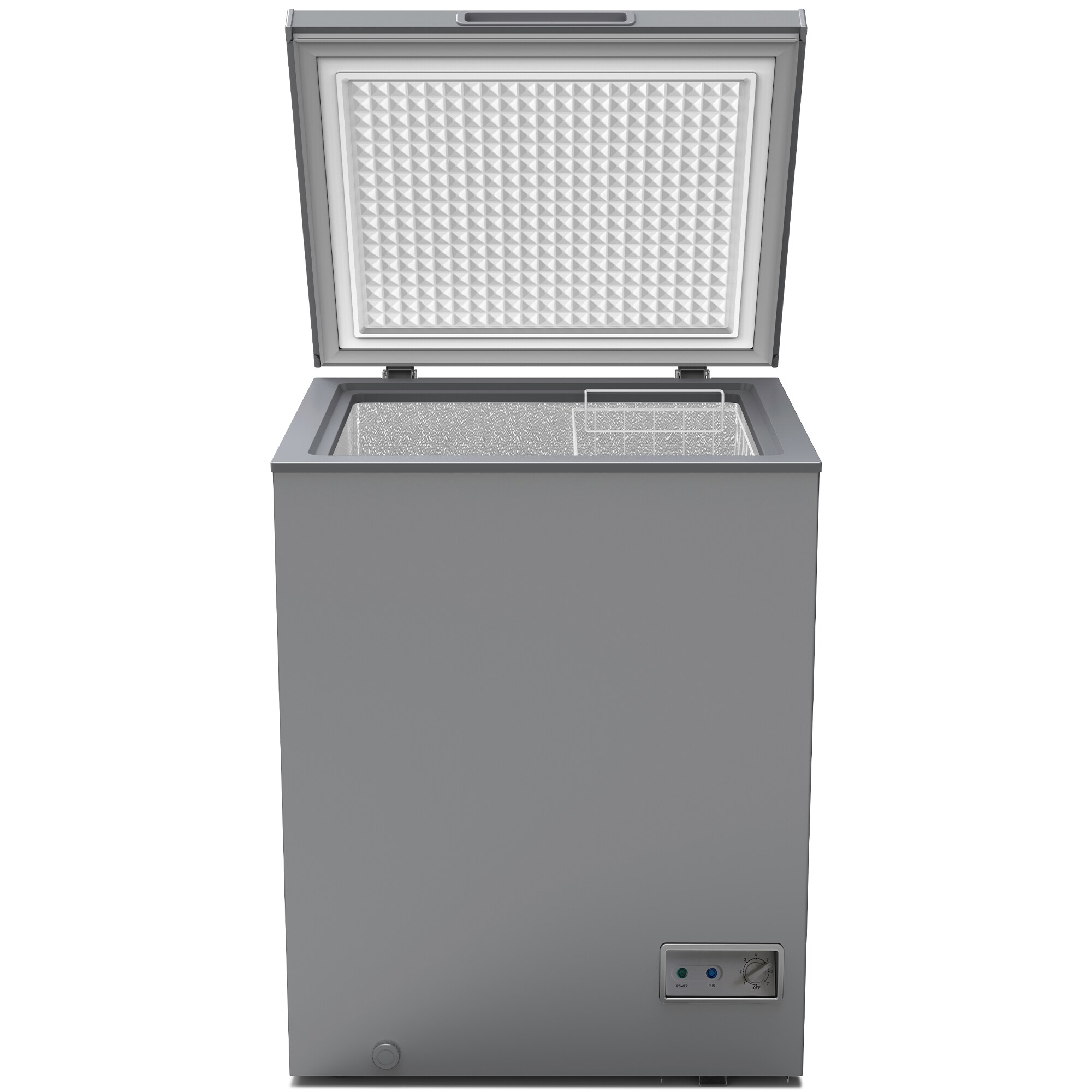Avanti 21 in. 3.5 cu. ft. Garage-Ready Compact Chest Freezer - Platinum, Platinum, hires