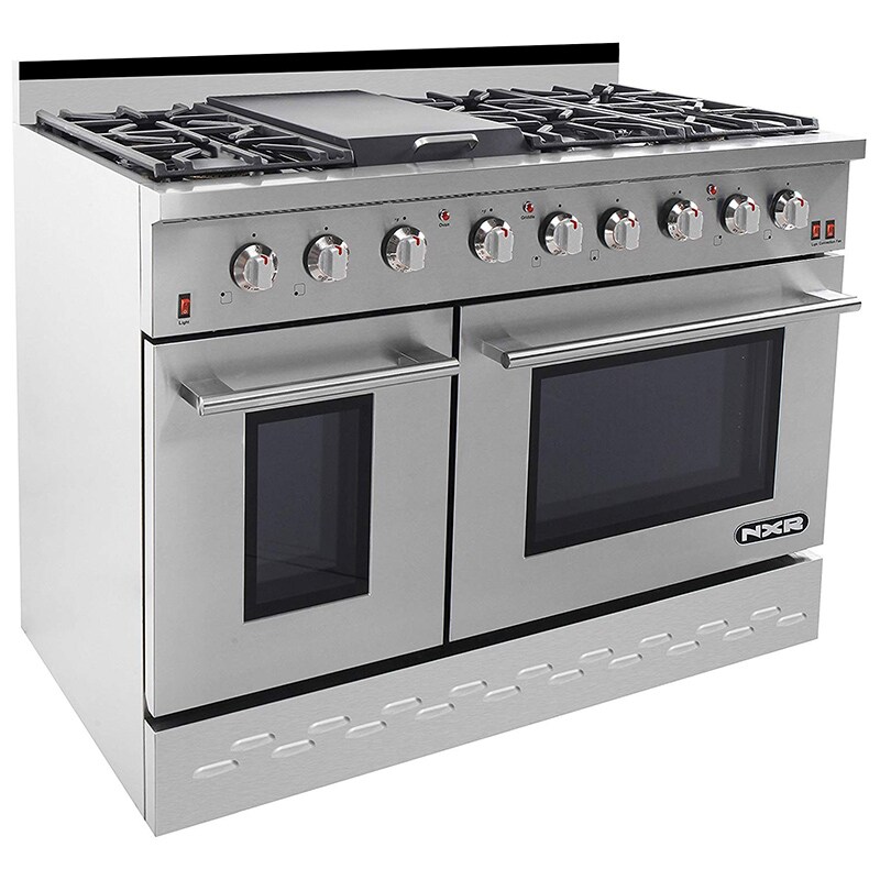 NXR 48 in. 7.2 cu. ft. Convection Double Oven Freestanding Gas Range